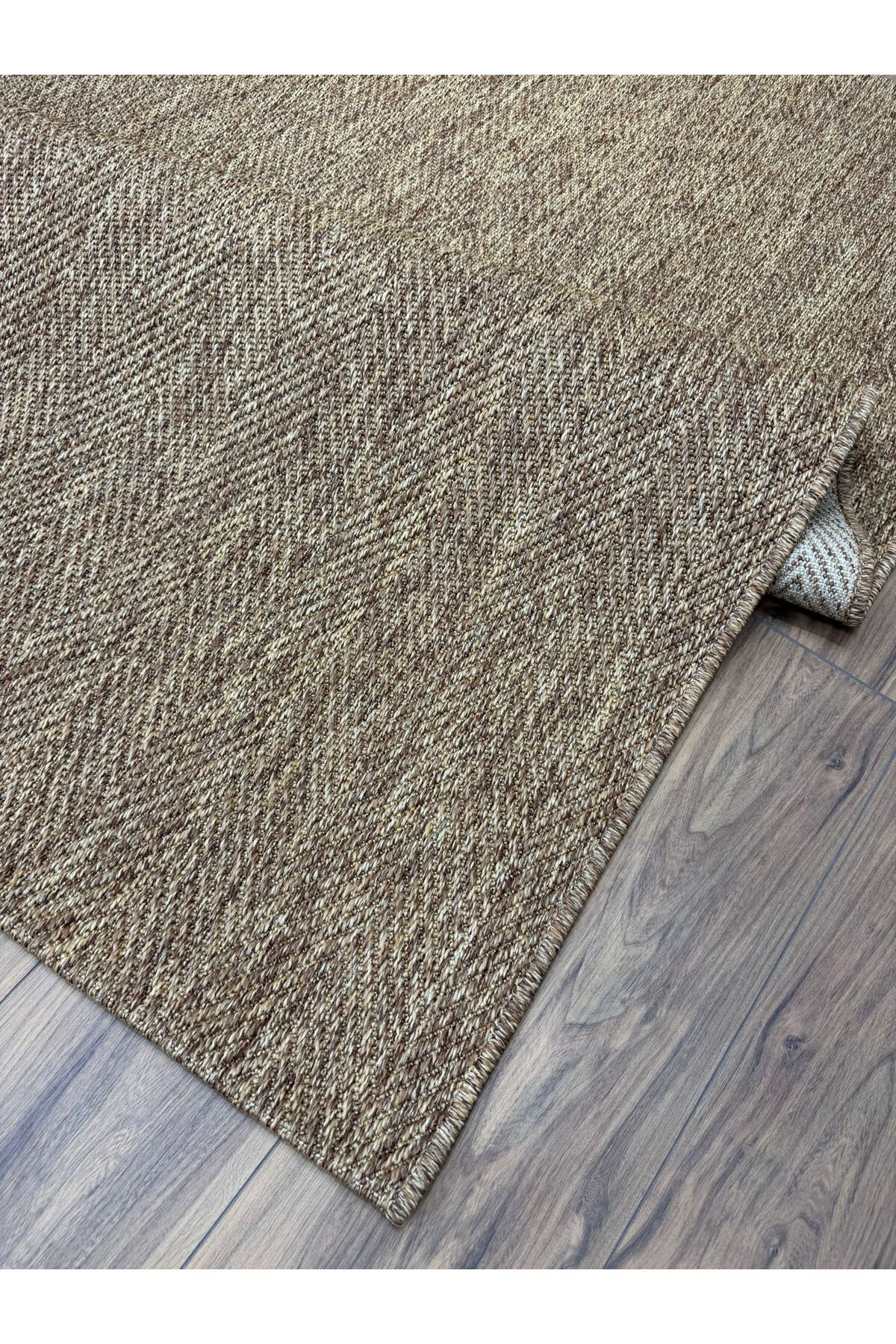 Neşem Halı Boutique Sisal halı - 665 - KAHVE Hasır Dokulu Kolay Temizlenen Jut Görünümlü Halımız