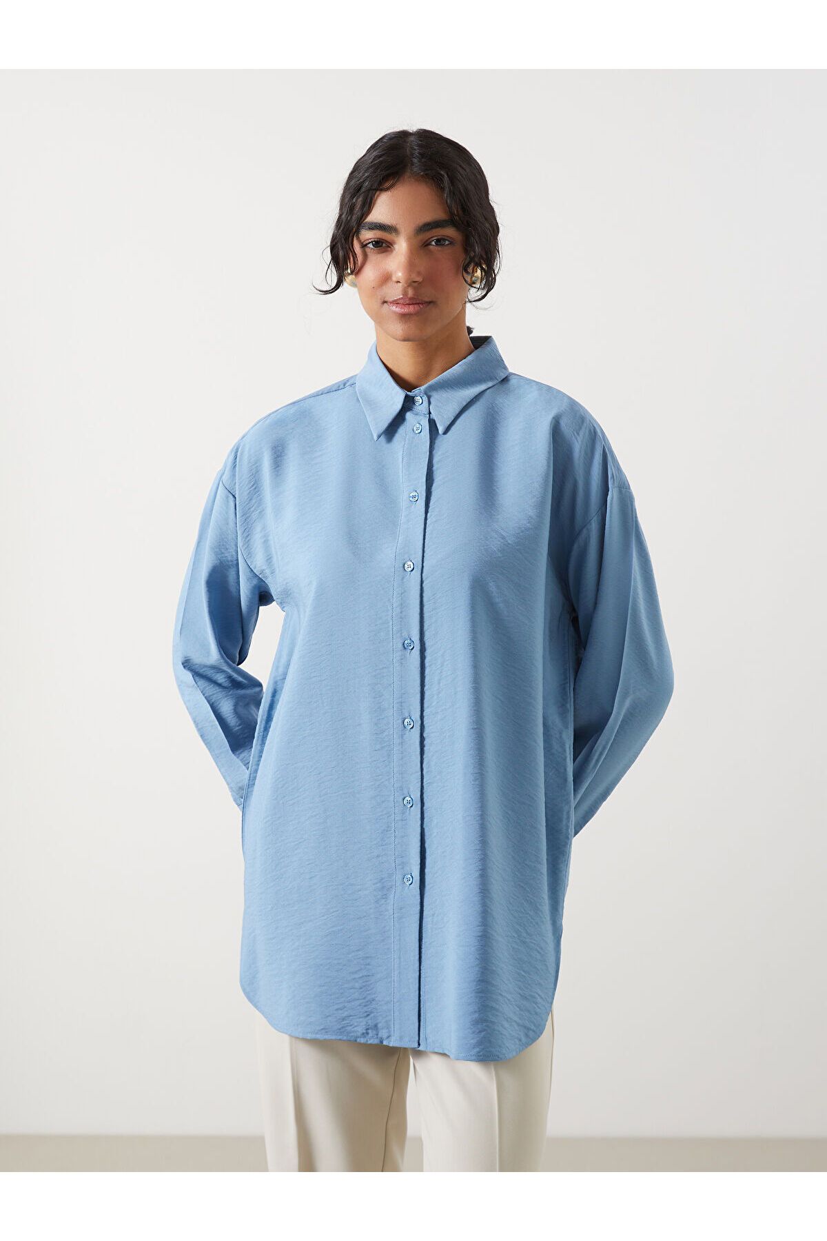 LC Waikiki Oversize Kadın Gömlek Tunik