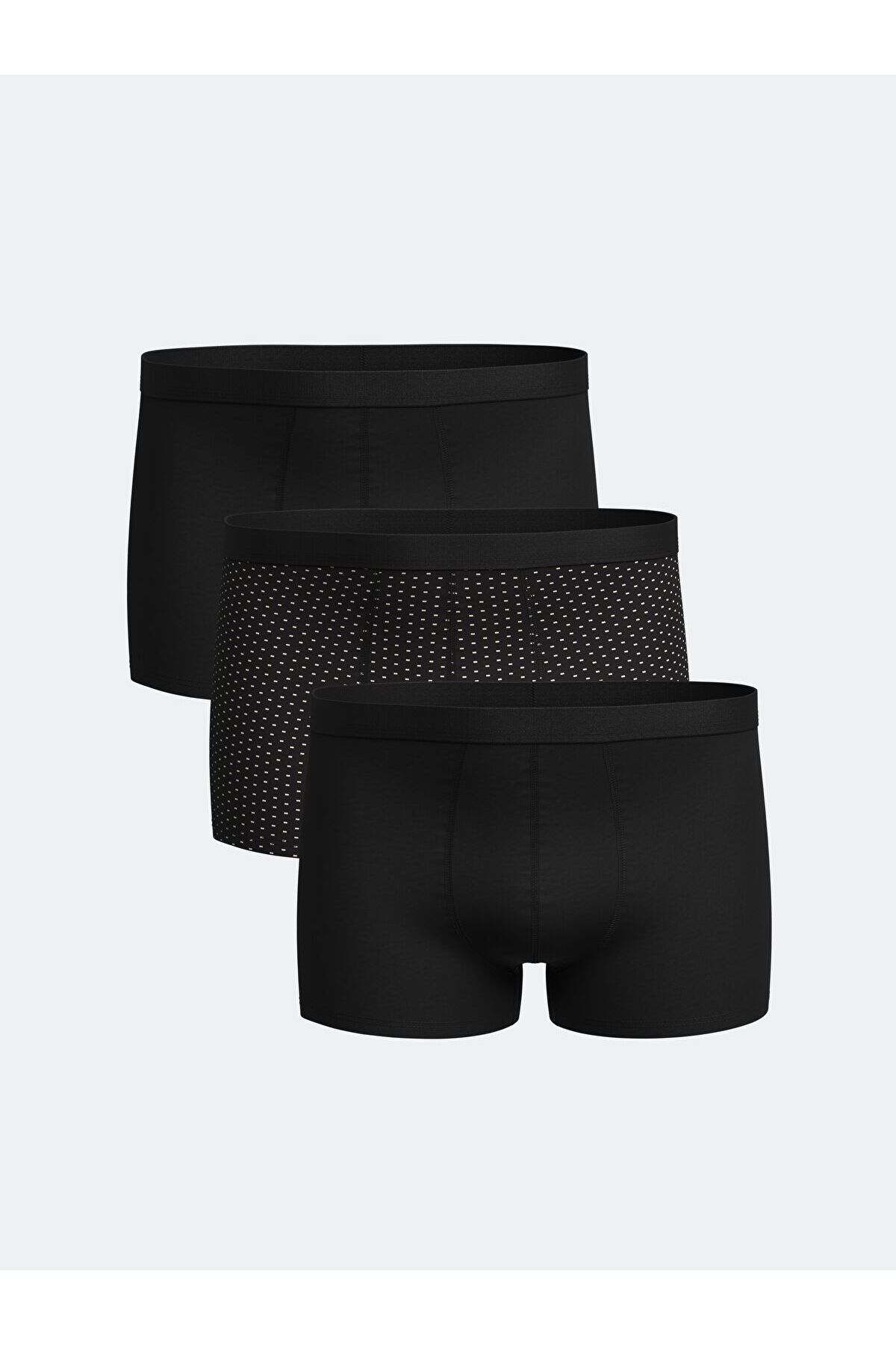 LC Waikiki Standart Kalıp Pamuklu Esnek Erkek Boxer 3'lü