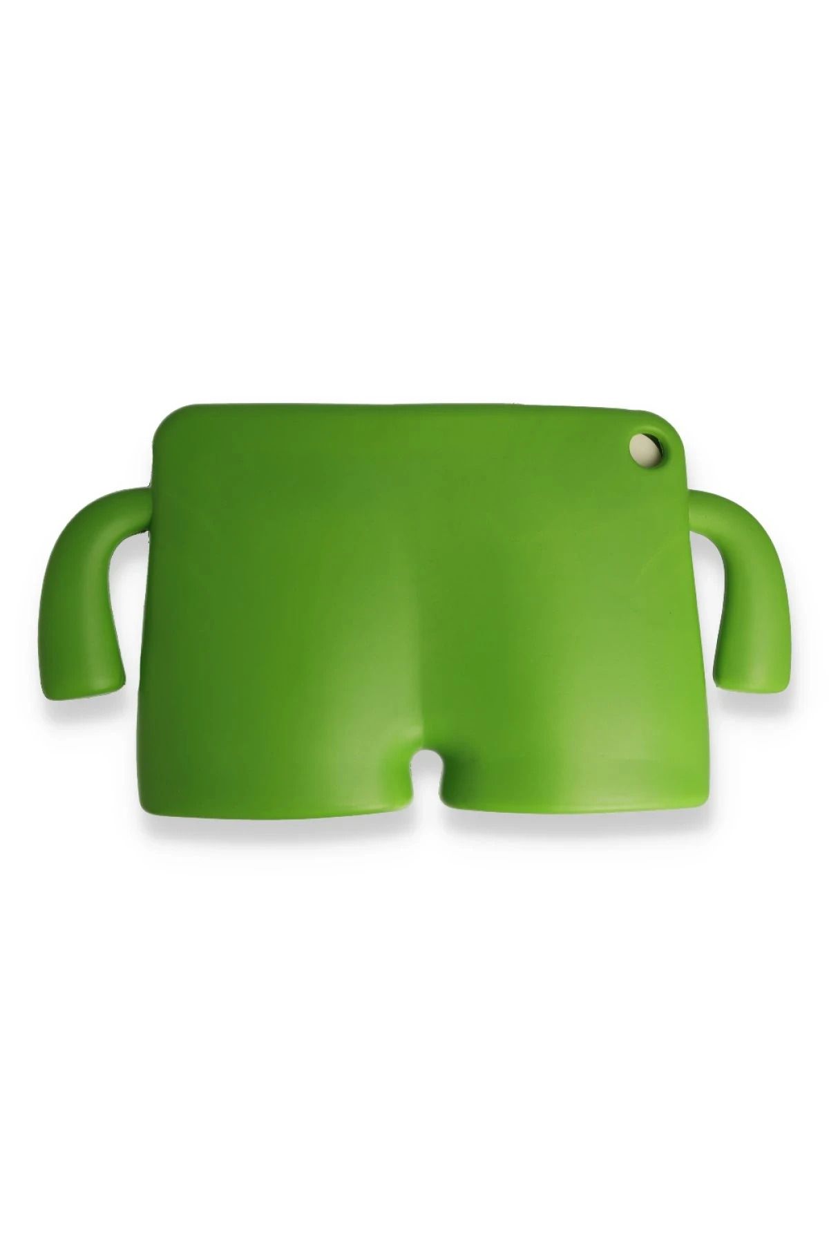 NewFace iPad 2022 10.9 (10.nesil) Kılıf Karakter Tablet Silikon - Yeşil HNZRN