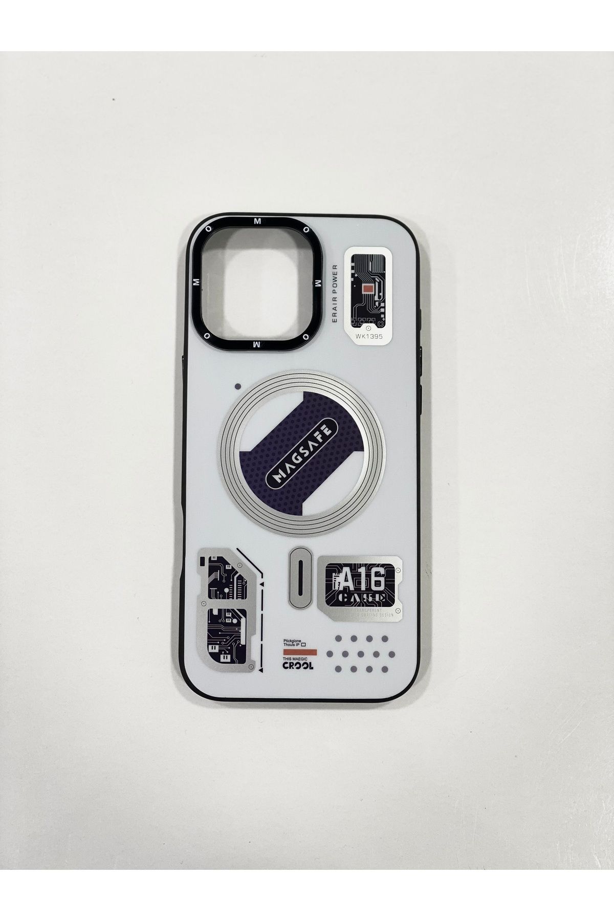 KLF iPhone 16 Pro Max MagSafe ŞARJ ÖZELLİKLİ DESENLİ KILIF ULTRA KORUMA