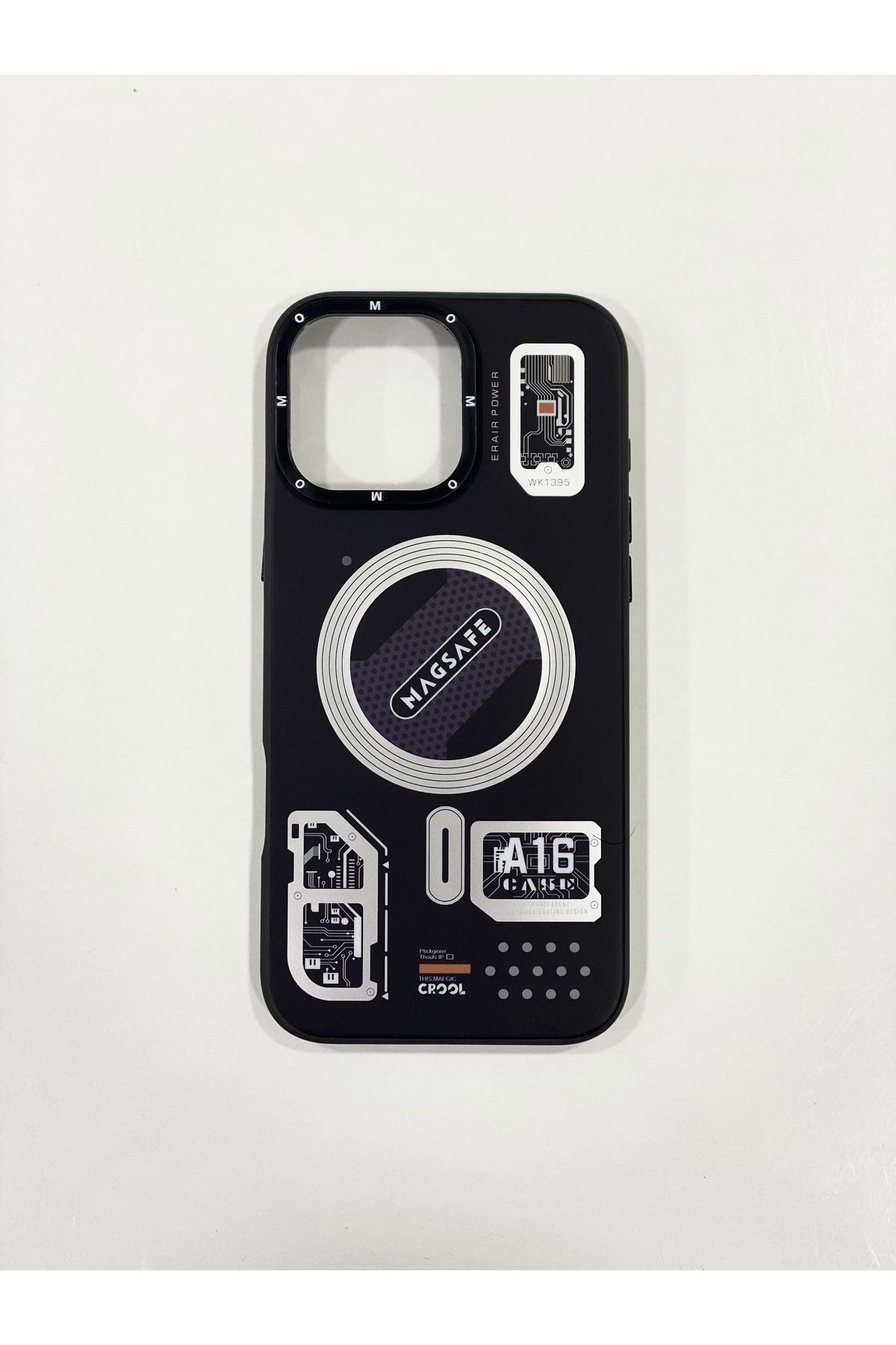 KLF iPhone 16 Pro Max MagSafe ŞARJ ÖZELLİKLİ DESENLİ KILIF ULTRA KORUMA