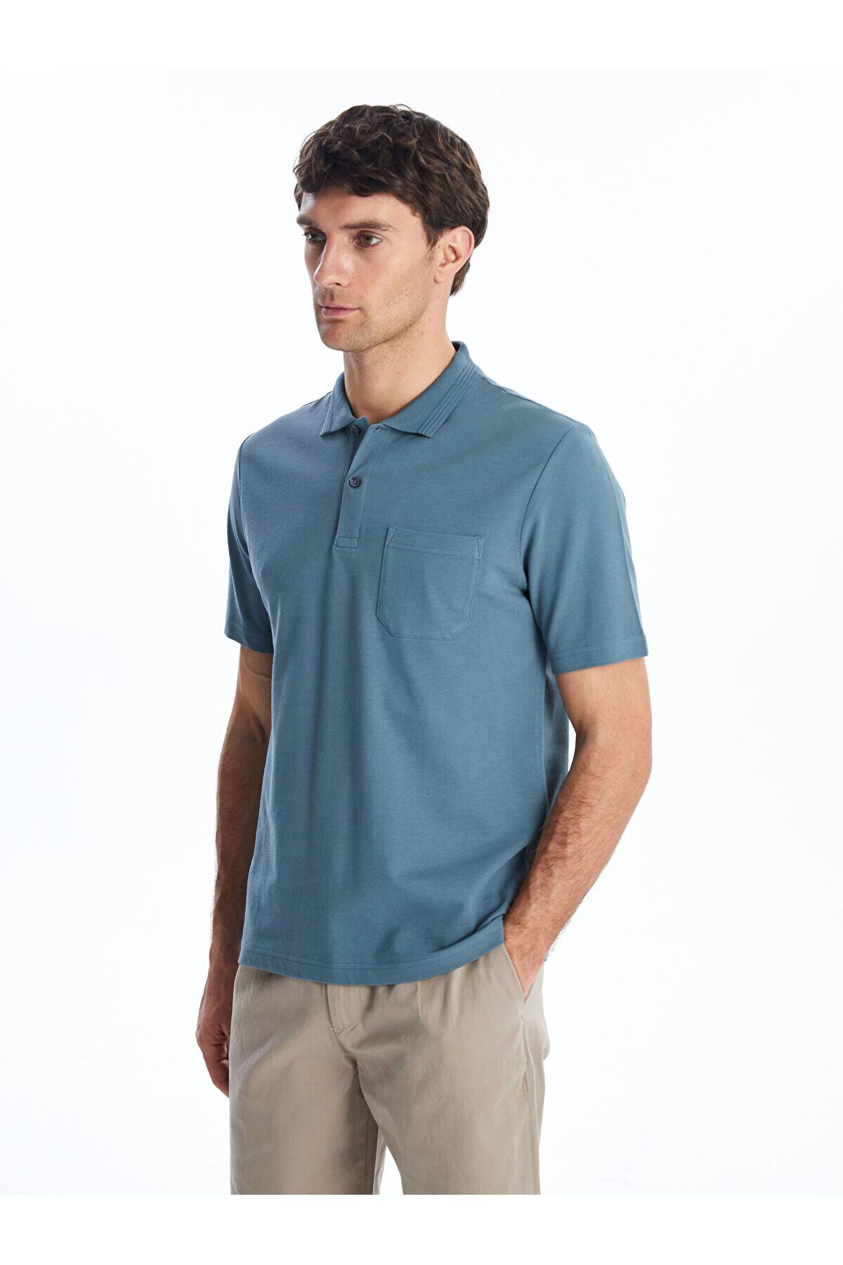 LC Waikiki Polo Yaka Kısa Kollu Pike Erkek Tişört