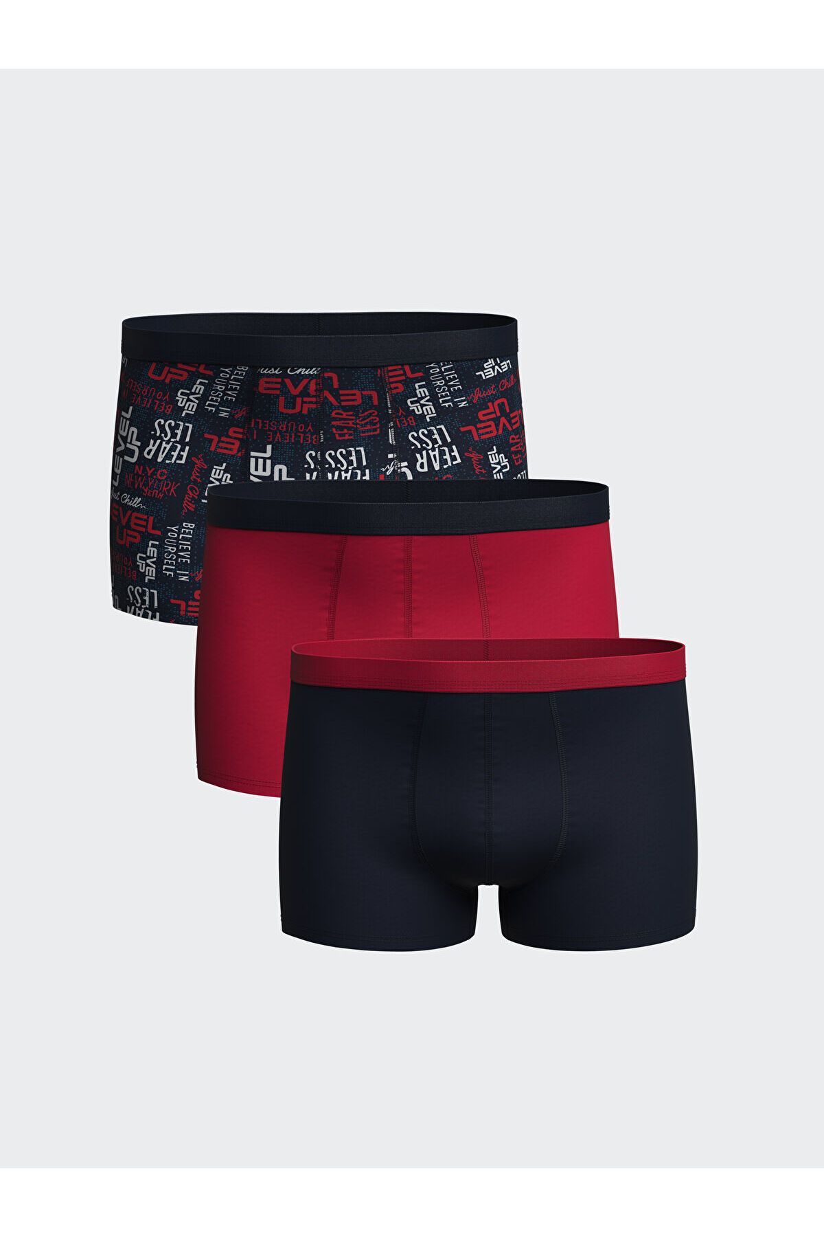 LC Waikiki Standart Kalıp Pamuklu Esnek Erkek Boxer 3'lü
