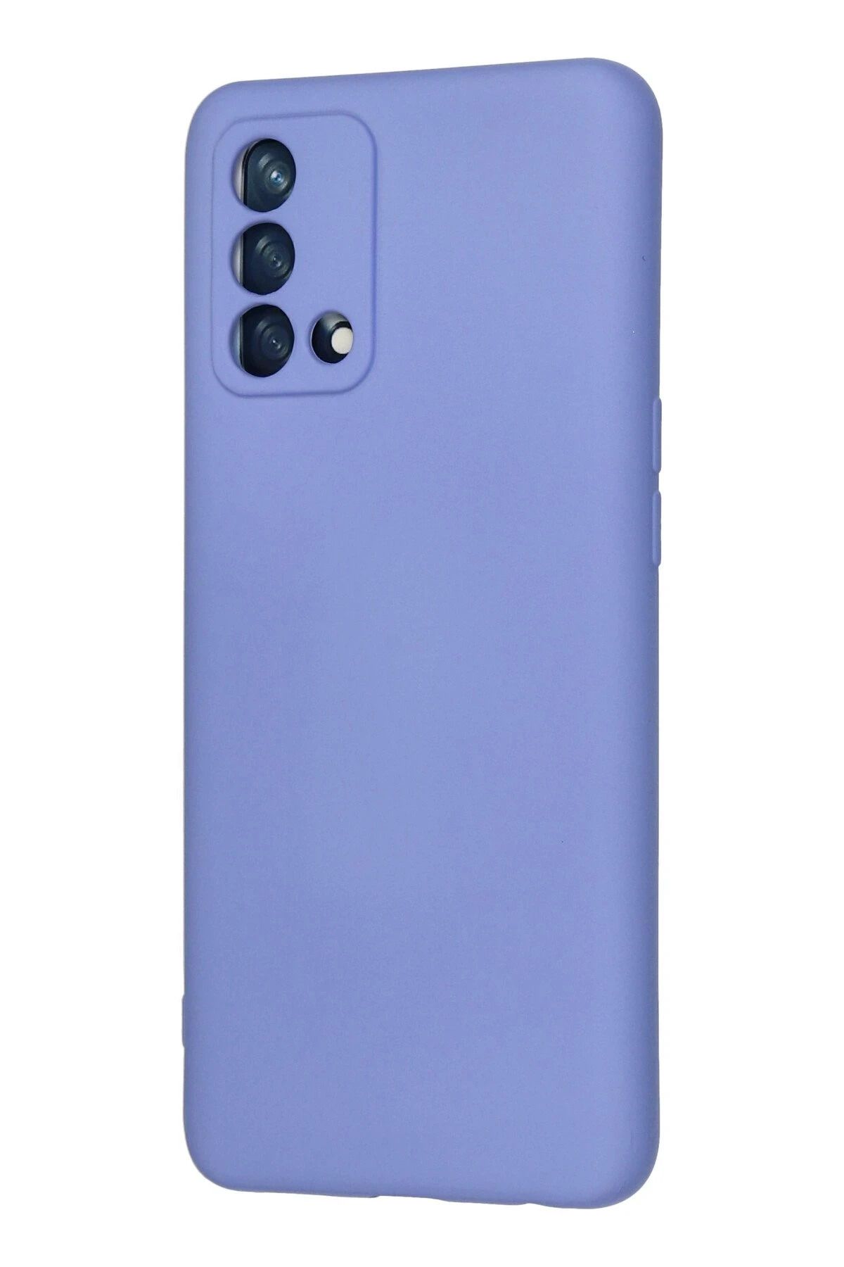 NewFace A74 4G Uyumlu Kılıf Nano içi Kadife Silikon - Lila INSLM