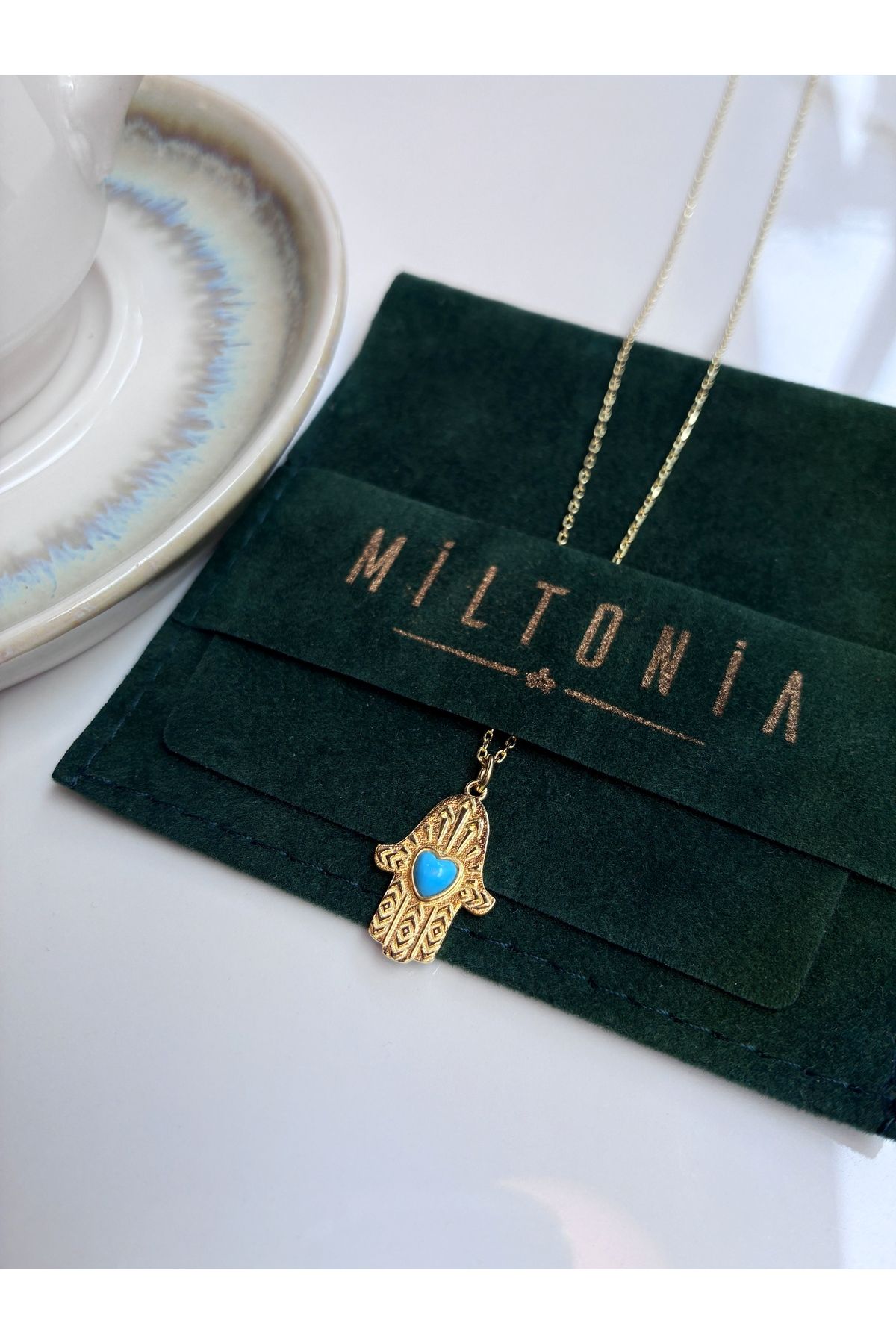 Miltonia 925s Fatıma’nın Eli Gümüş Kolye