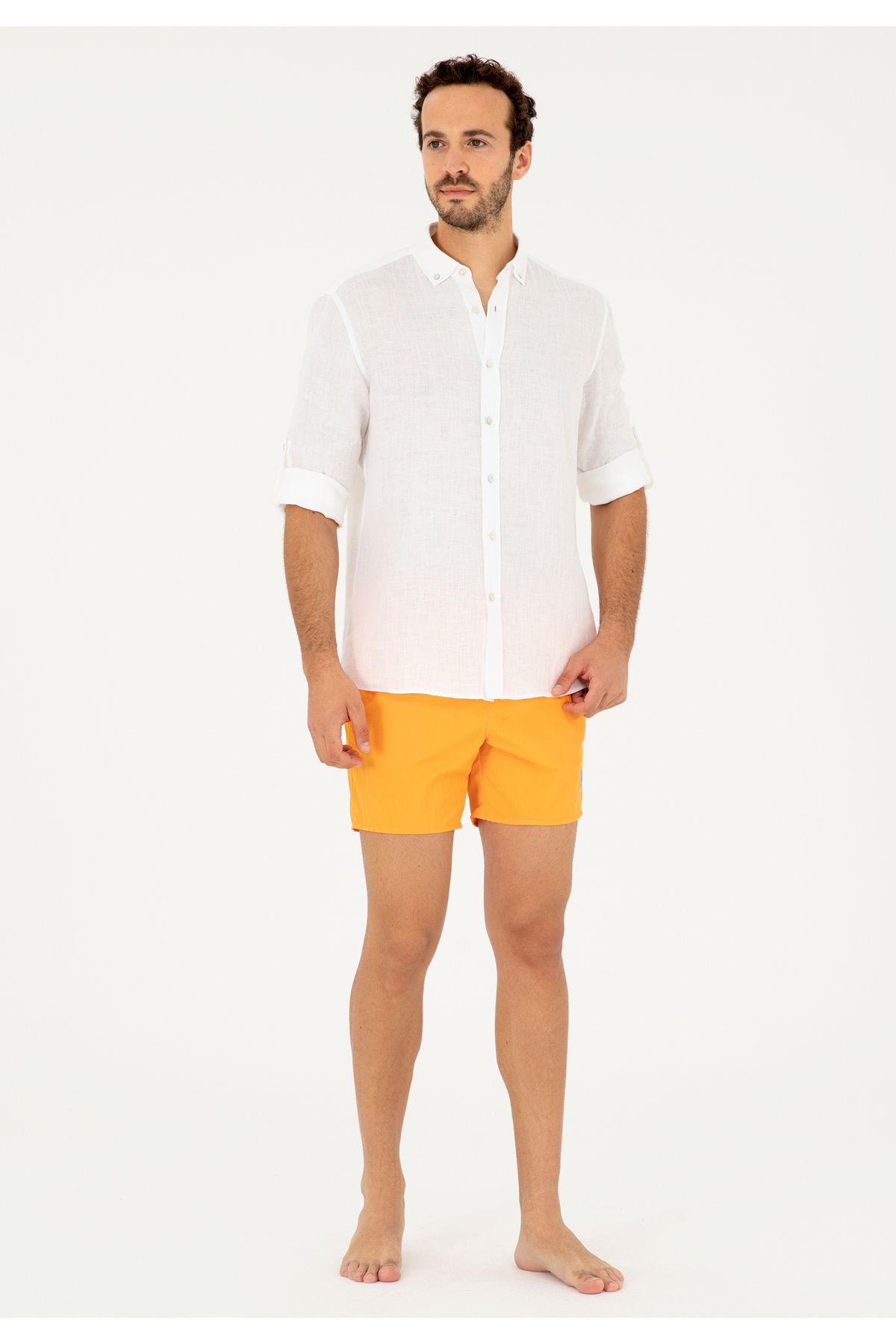 U.S. Polo Assn. U.S. Polo Assn. Turuncu Deniz Şortu DMK.1832992.BLAS24Y.
