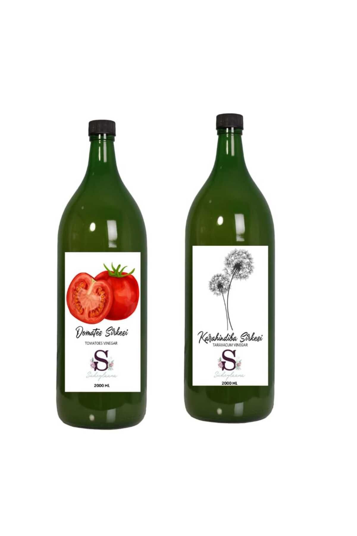 Süheylaana Doğal Domates Sirkesi 2000 Ml - Doğal Karahindiba Sirkesi 2000 Ml