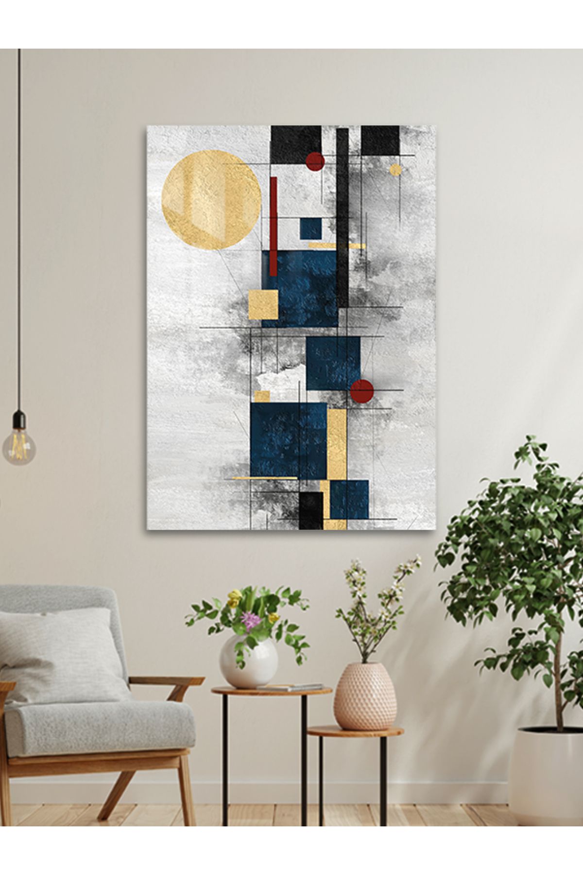 ARTSTATİONS Çizgisel Zihin – Modern Hatlarla Sanat CAM TABLO