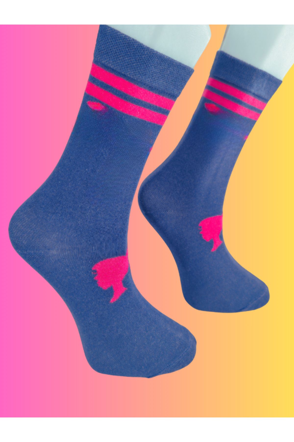 Shuttle Park Özel Seri Socks Yazılı Renkli Eğlenceli Happy Rahat Bebek Desenli Tasarım Tarz Kokulu Dikişsiz Çorap