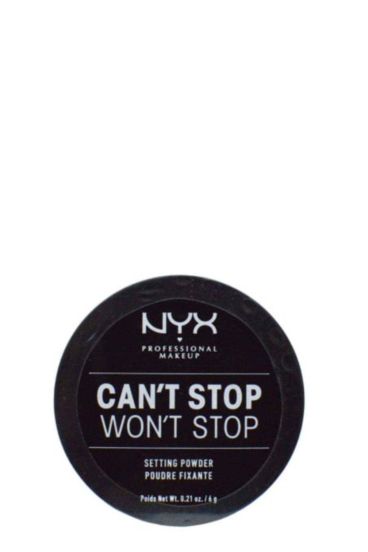 NYX-Fixing Powder PM Can't Stop Won't Stop 3 Medium, 6 g 1