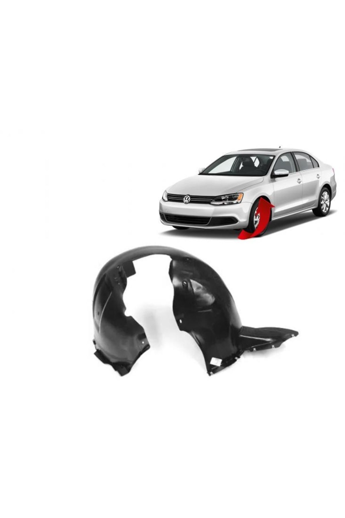 PARCAWORLD ÇAMURLUK DAVLUMBAZI SOL JETTA 2011-2014 ENJEKSİYON 1.KALİTE KAPAKLI