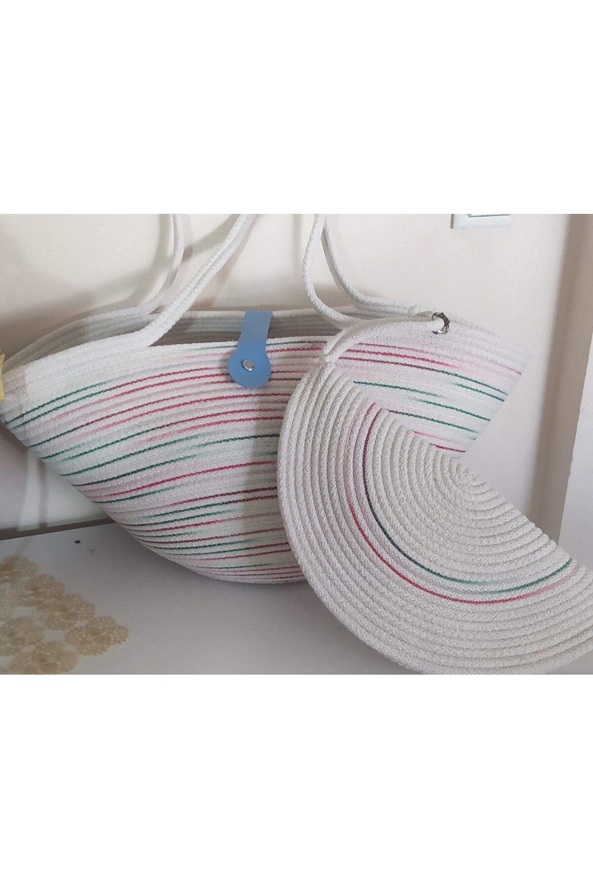 Handmadesi Hasır plaj çantası clach çanta handmadde