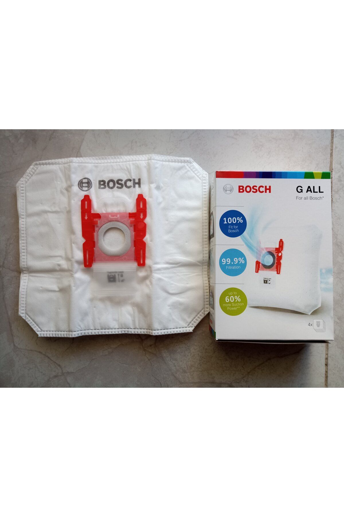 MPTEDARİK Bosch Alpha 211 Sphera Kutulu Elektrikli Süpürge Torbası (Kutu İçi 4 Adet)