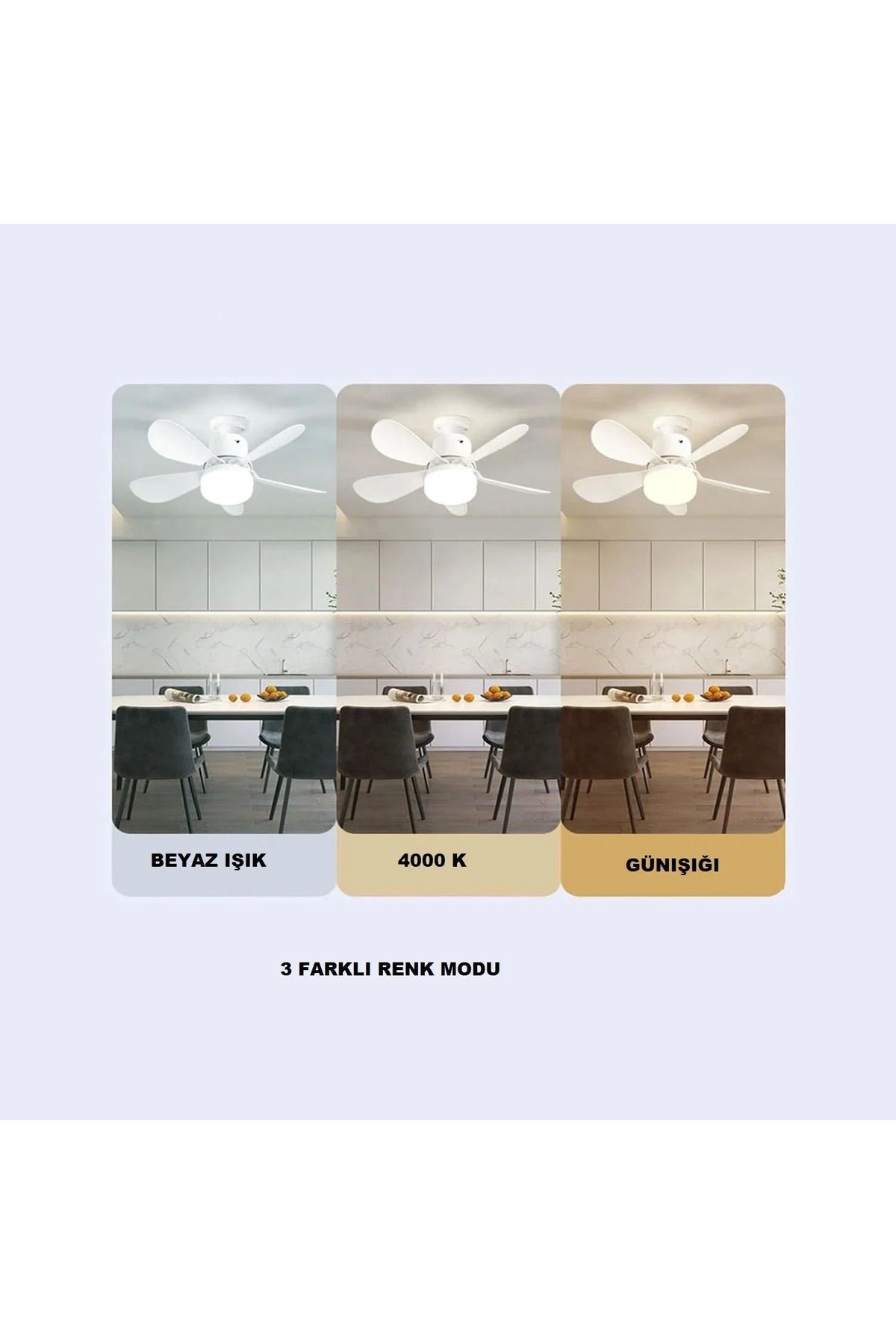 Cata CT 1154 200W Lodos Fanlı Led Ampül 6400K Beyaz Işık