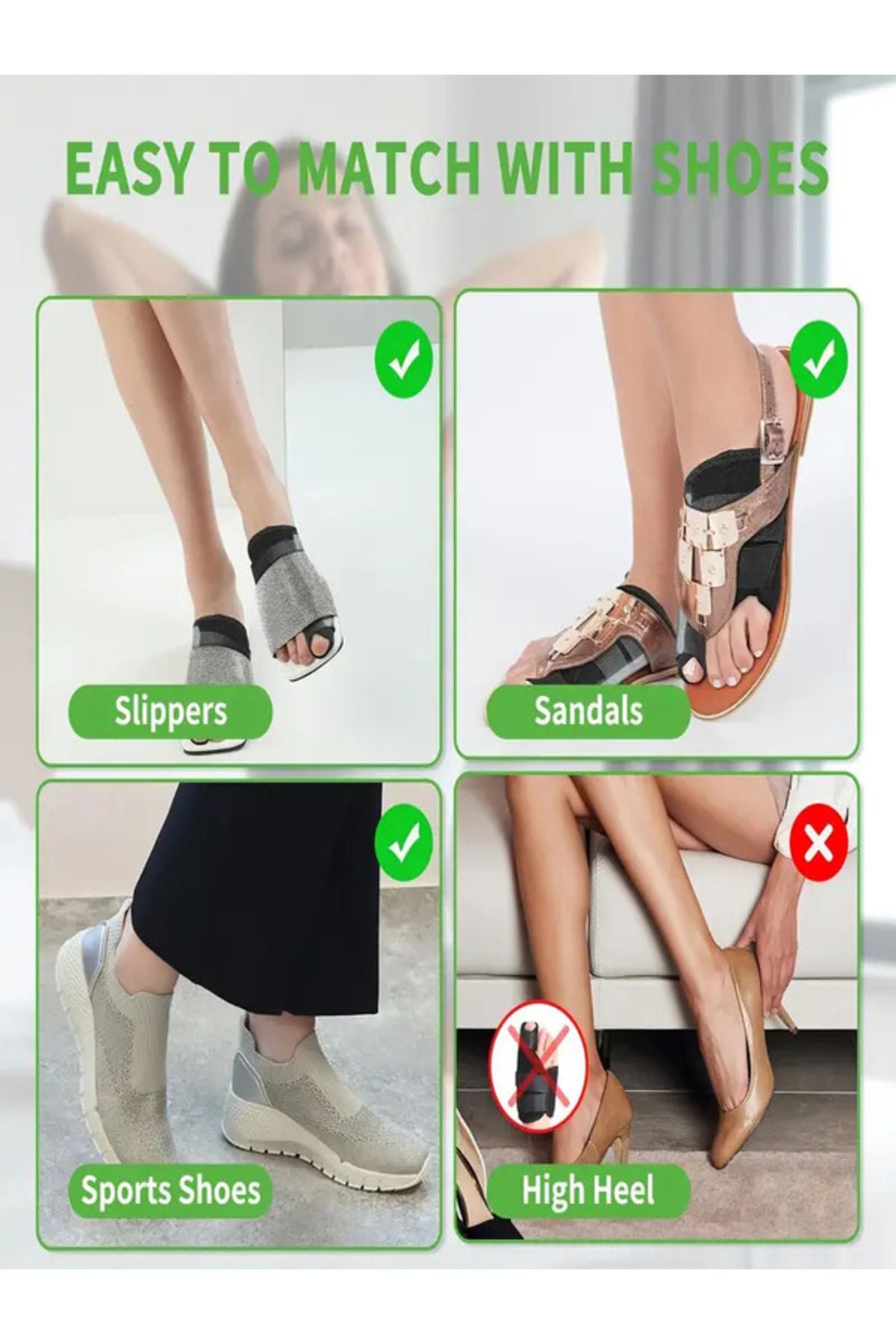Ankaflex-One Pair of Highconcept Toe Corrector Apparatus for Bone Protrusion 8