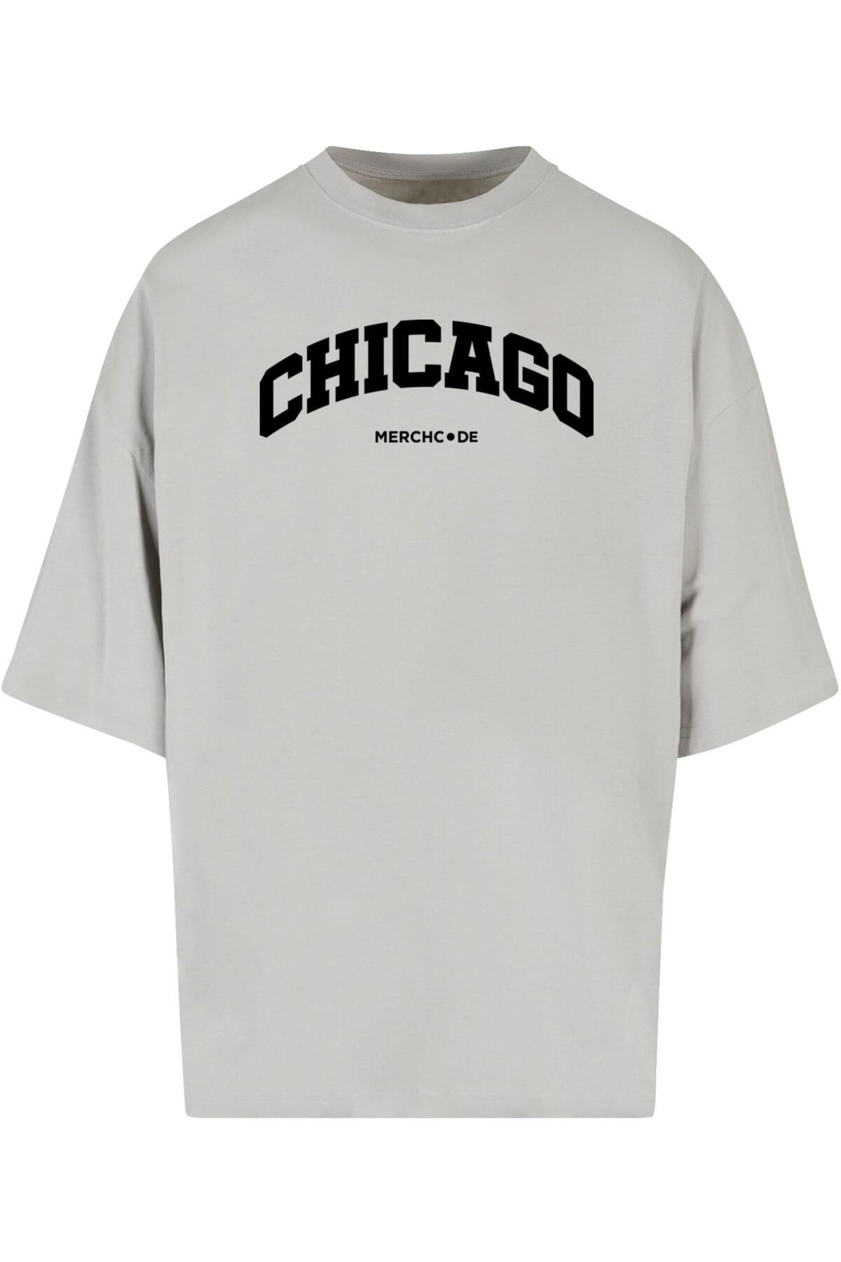 Merchcode-Herren Chicago Wording - Huge Tee 1