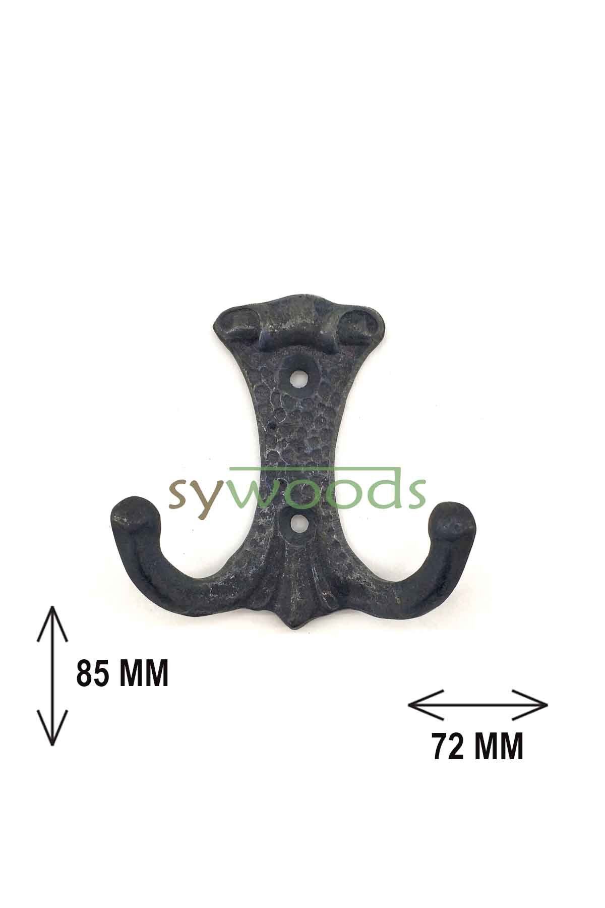 sywoods Pirinç döküm anıt askı oskit siyah renk portmanto elbise askı antika