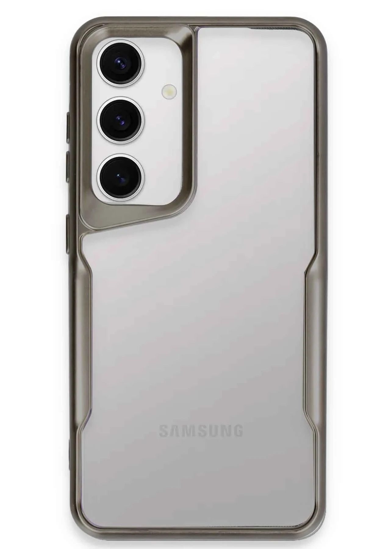 NewFace Samsung Galaxy A16 5G Kılıf Boyi Silikon Kapak - Titan Gri INSLM