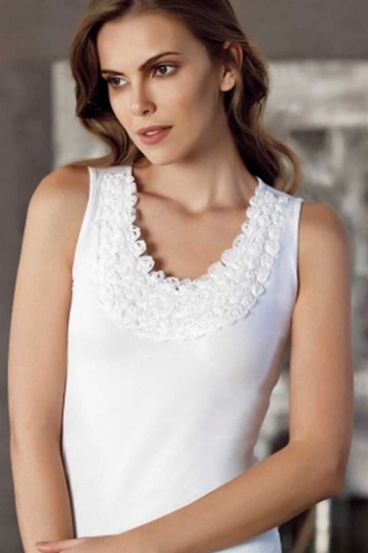 Moda Şahsenem Gül Yakalı Atlet B352