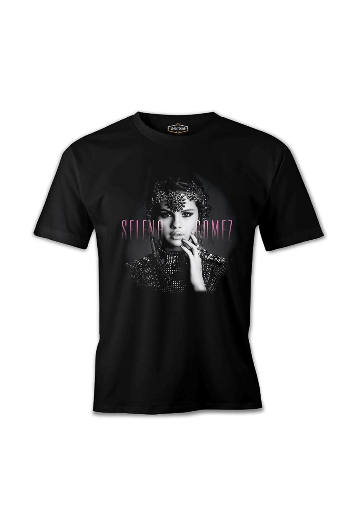 Lord T-Shirt Selena Gomez - Stars Dance Siyah Erkek Tshirt