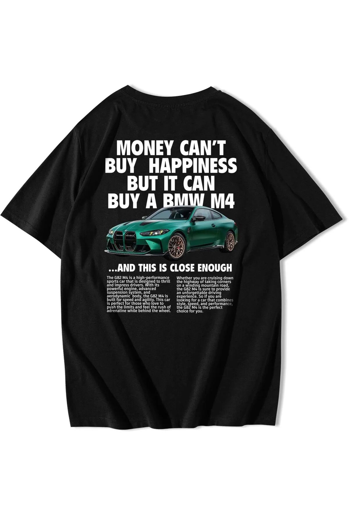 Bozz&Bozz Collection Unisex Oversize Bmw M4 T-shirt