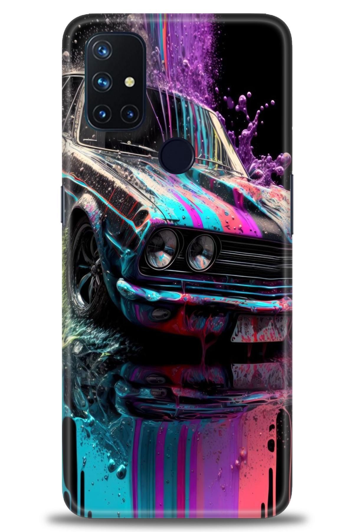 Oneplus Nord N10 İle Uyumlu HD Baskılı Desenli Silikon Kılıf - 574