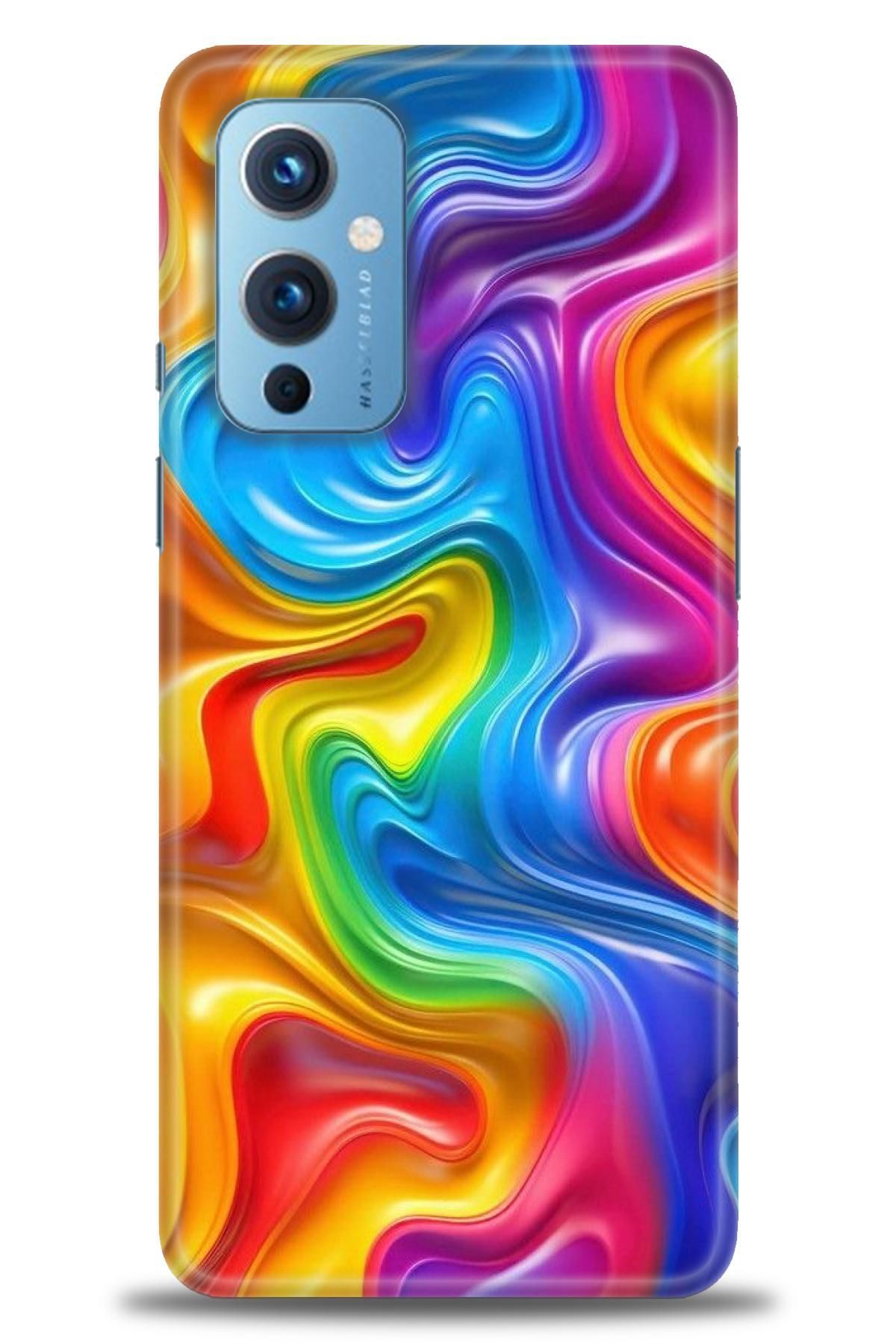 Oneplus 9 İle Uyumlu HD Baskılı Desenli Silikon Kılıf - 552