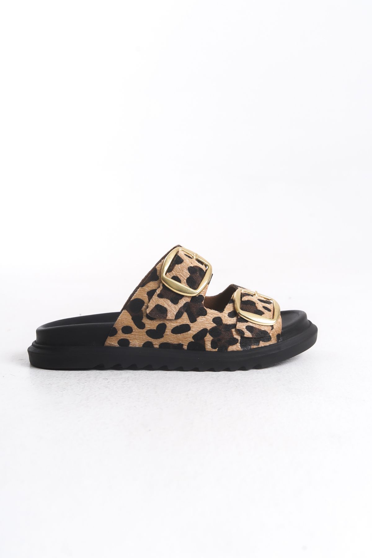 Pofi Shoes Toka Detaylı Alçak Taban Günlük Terlik