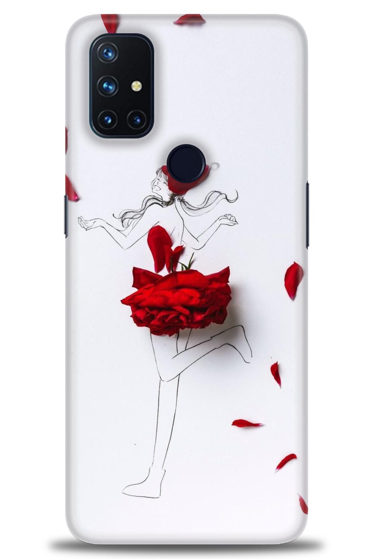 Oneplus Nord N10 İle Uyumlu HD Baskılı Desenli Silikon Kılıf - 735