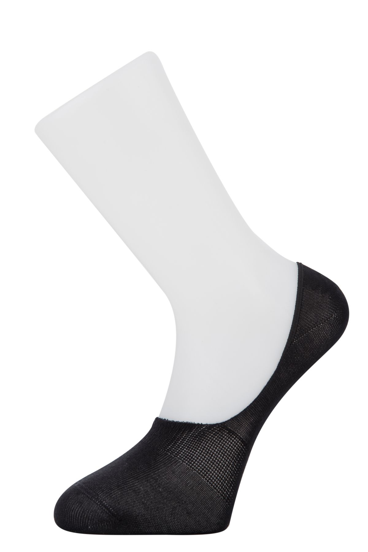 Moyra Socks Düz 3'lü Slikon Destekli Pamuk Erkek Babet Çorap