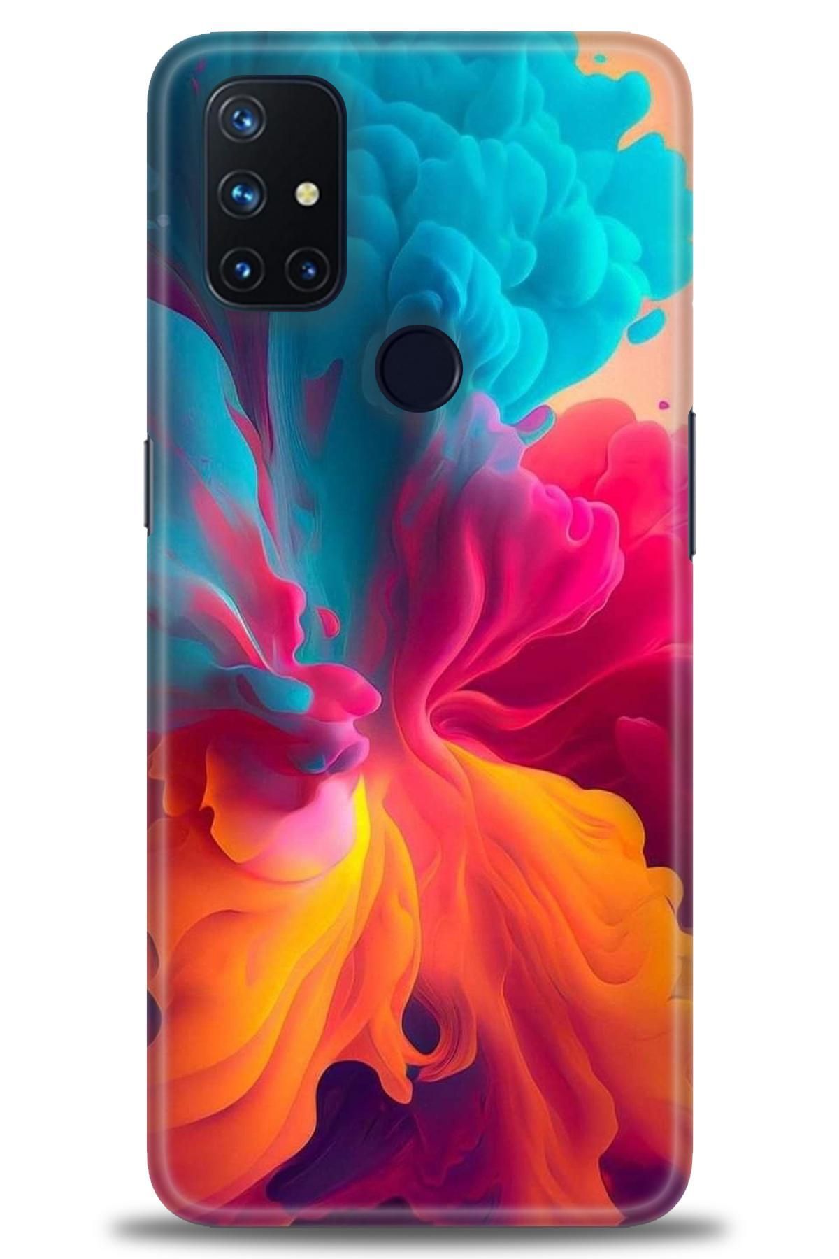 Oneplus Nord N10 İle Uyumlu HD Baskılı Desenli Silikon Kılıf - 551