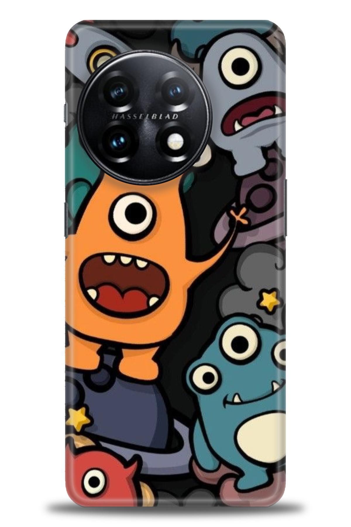 Oneplus 11 İle Uyumlu HD Baskılı Desenli Silikon Kılıf - 963