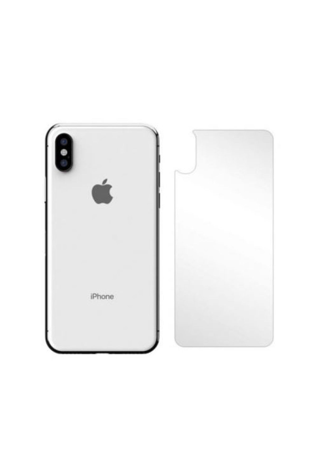 REDz Accessories Folie Spate Mopal, Compatibilă Cu Iphone X, Plastic Transparent - One Size