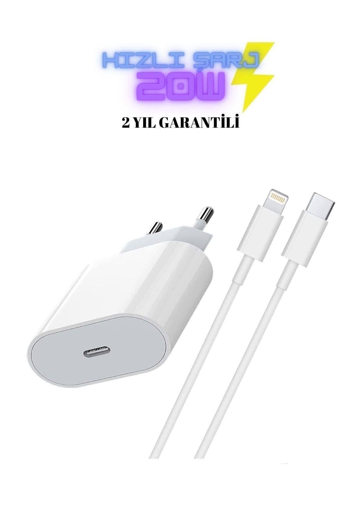 DC TECNO Iphone Tüm Serilerle Uyumlu Hızlı Şarj Aleti Kablo Adaptör Set 5 6 7 8 X 11 12 13 14 Pro Max