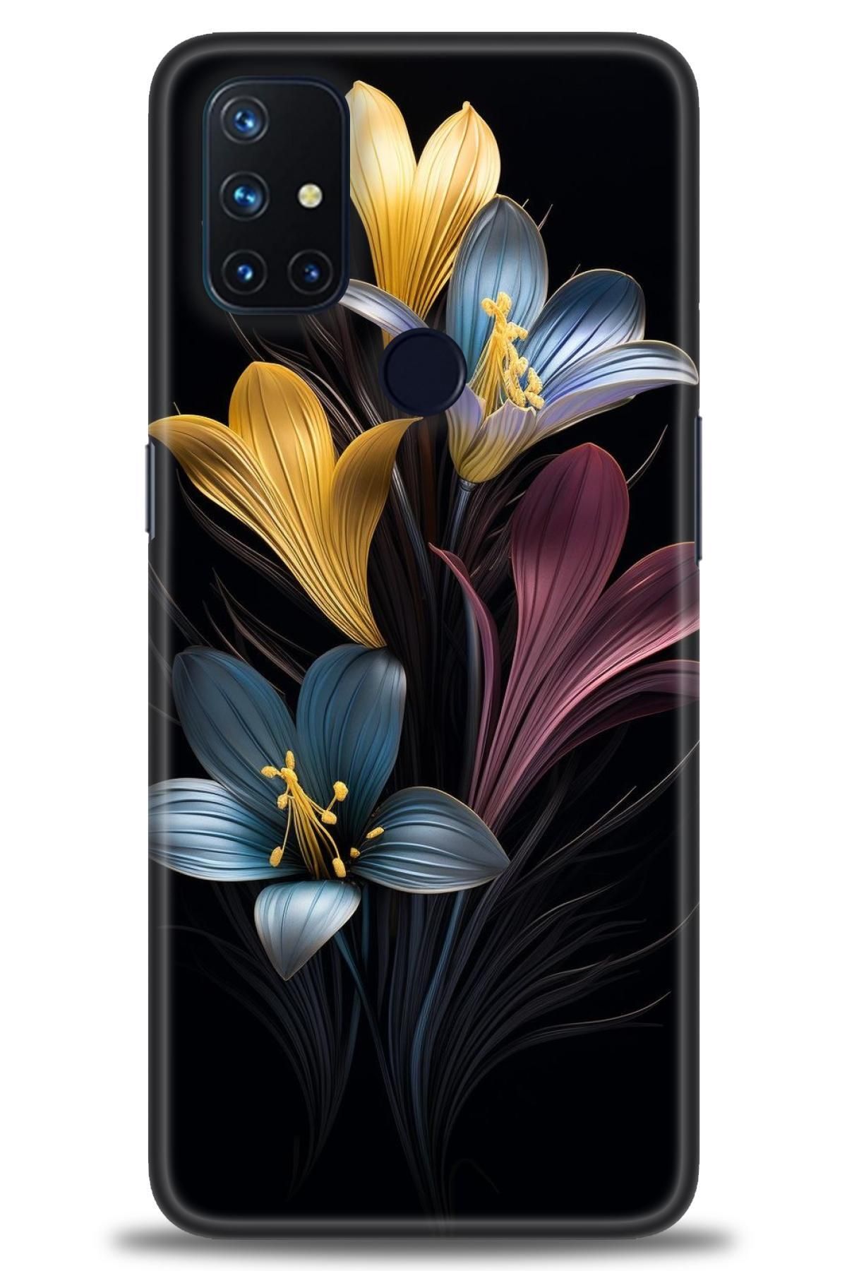 Oneplus Nord N10 İle Uyumlu HD Baskılı Desenli Silikon Kılıf - 411