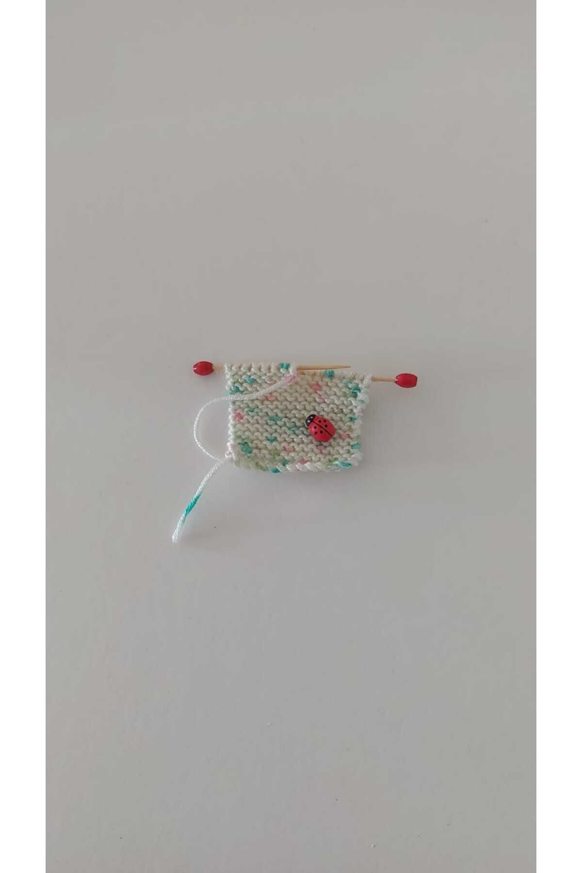 GiftlandCollection GiftLand Beyaz El Örgüsü Minyatür Magnet