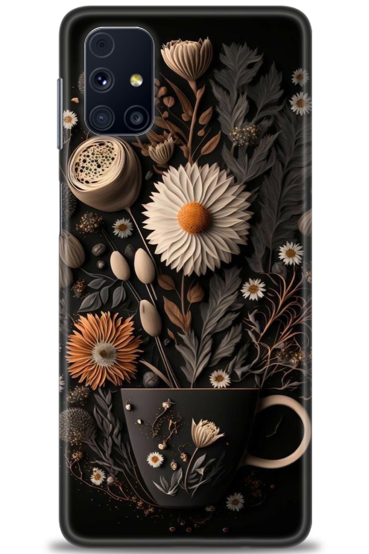 CooperTech Samsung Galaxy M31S İle Uyumlu HD Baskılı Desenli Silikon Kılıf - 17