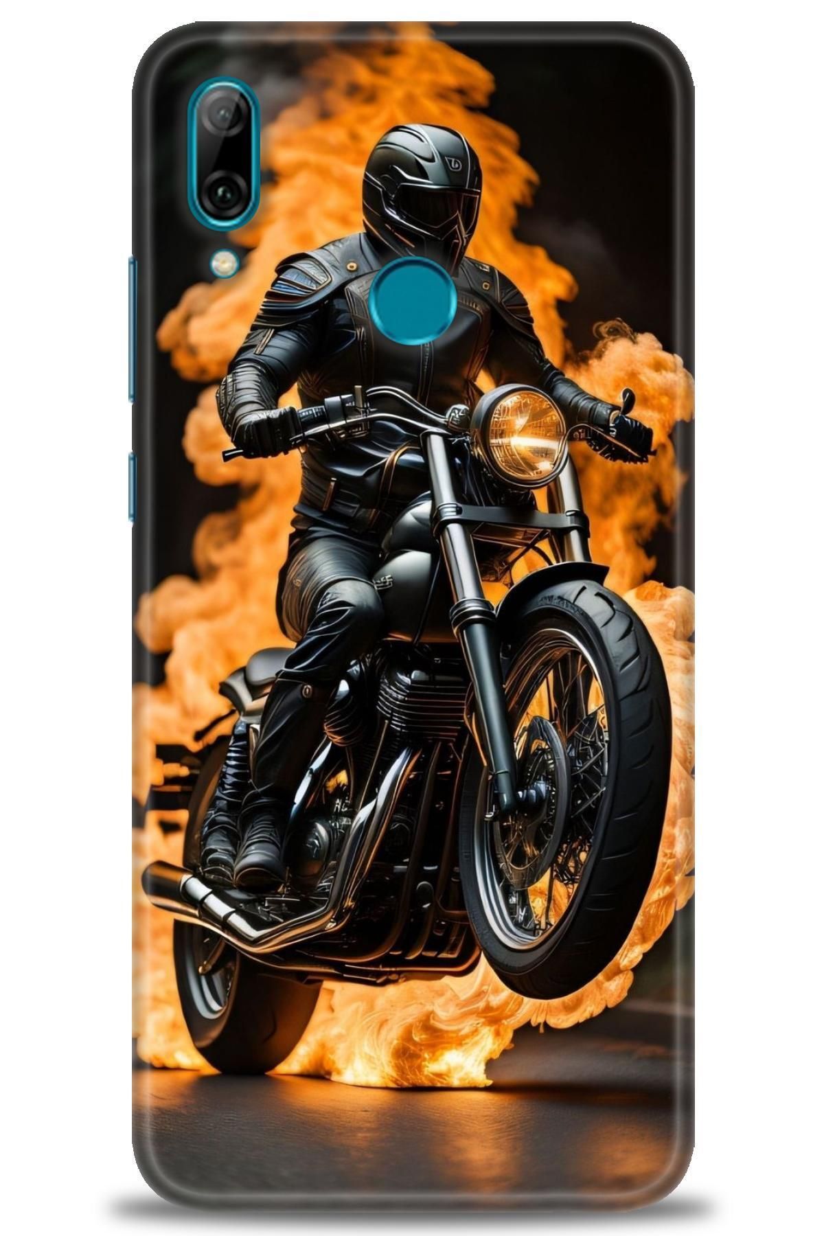 CooperTech Huawei P Smart Pro 2019 İle Uyumlu HD Baskılı Silikon Kılıf - 571