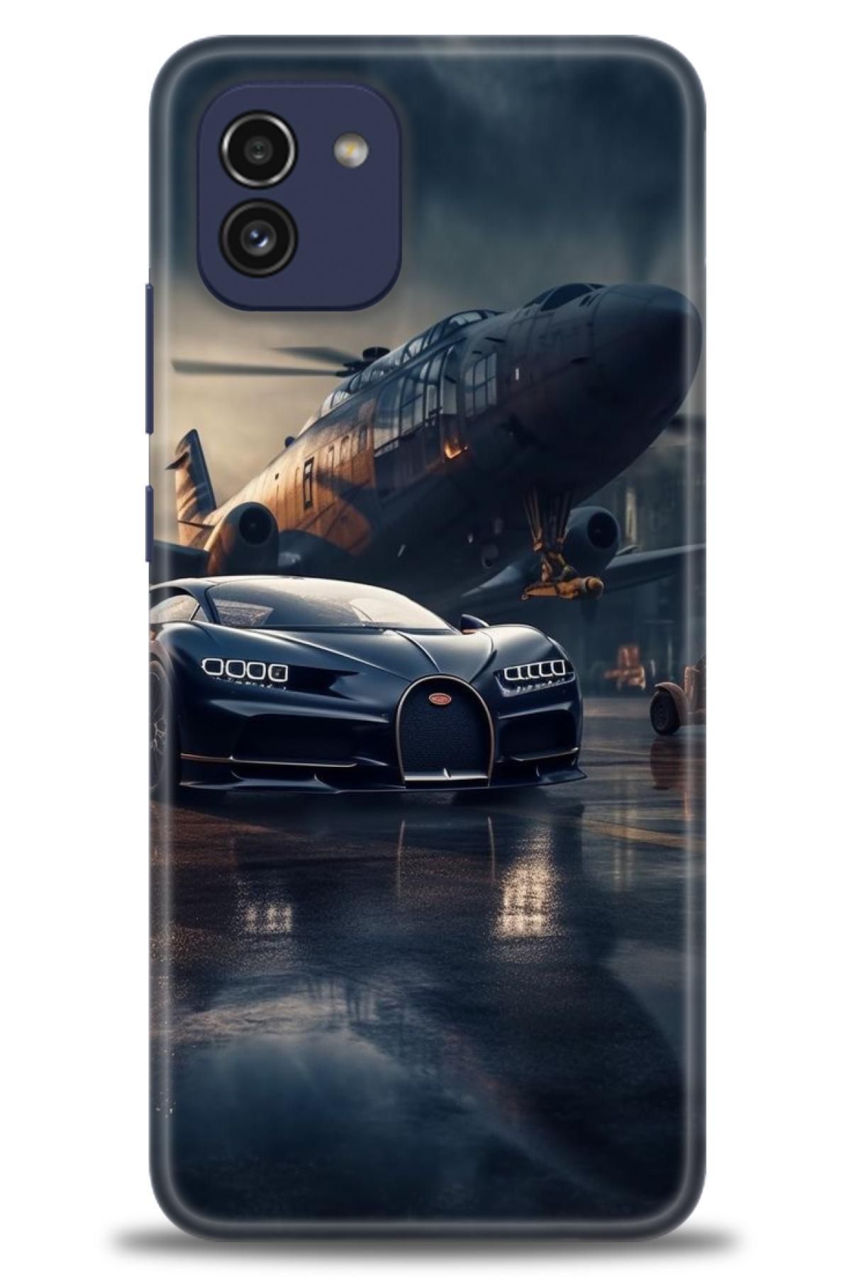 CooperTech Samsung Galaxy A03 İle Uyumlu HD Baskılı Desenli Silikon Kılıf - 250