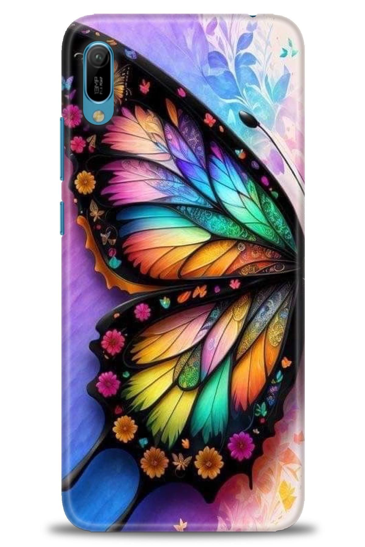 CooperTech Huawei Y6 2019 İle Uyumlu HD Baskılı Silikon Kılıf - 182