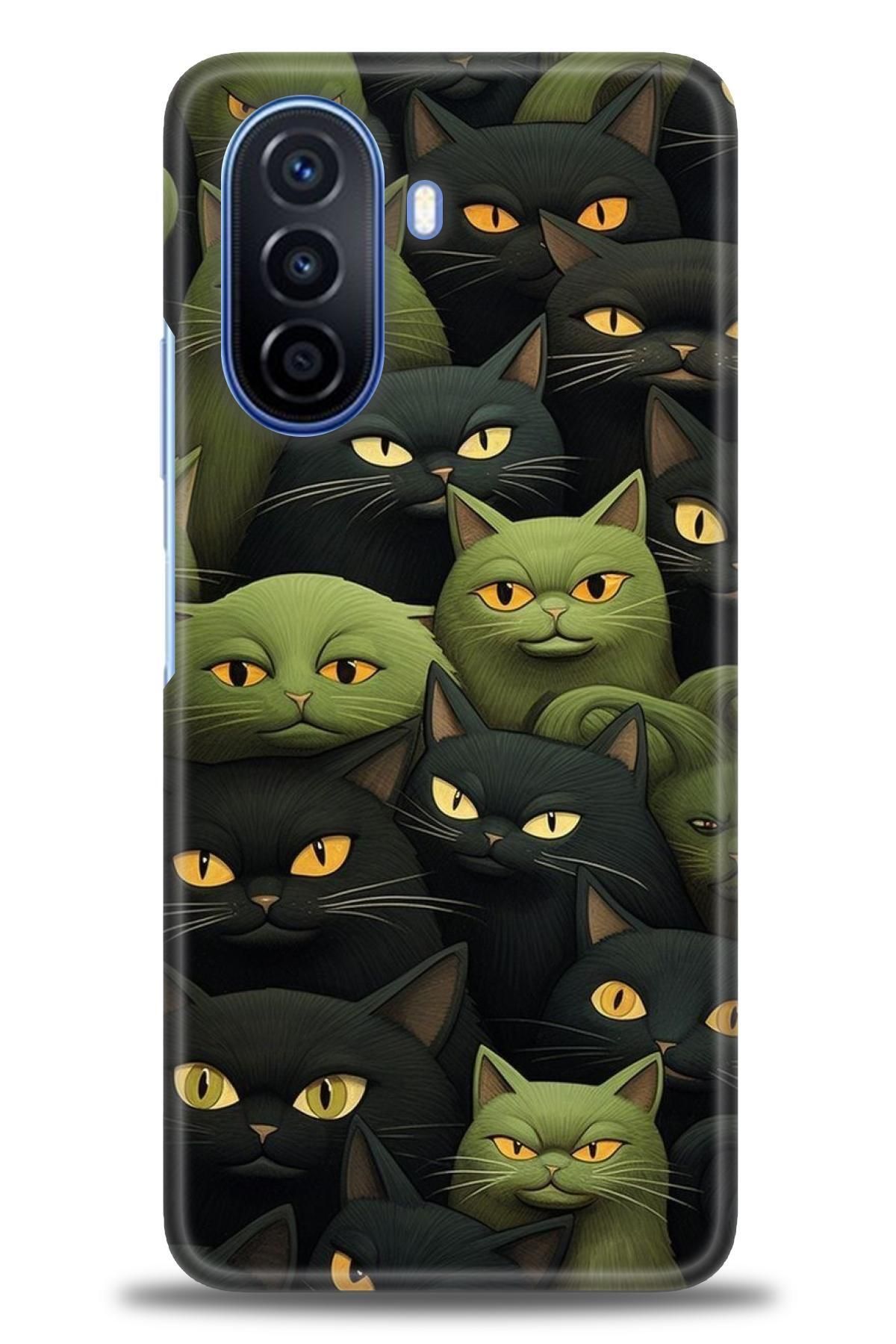 CooperTech Huawei Nova Y70 İle Uyumlu HD Baskılı Silikon Kılıf - 704