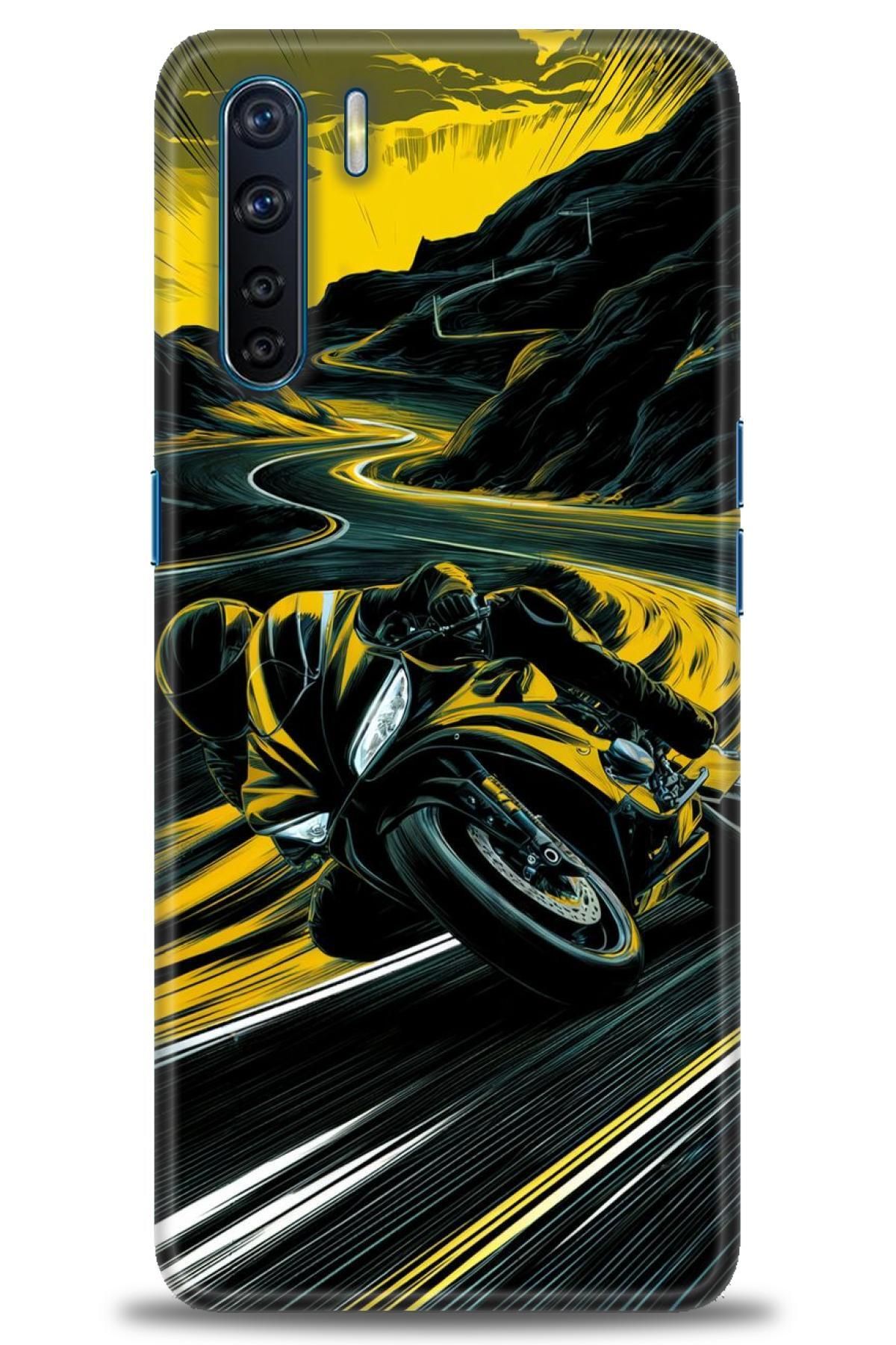 OPPO A91 / Reno 3 İle Uyumlu HD Baskılı Desenli Silikon Kılıf - 2810