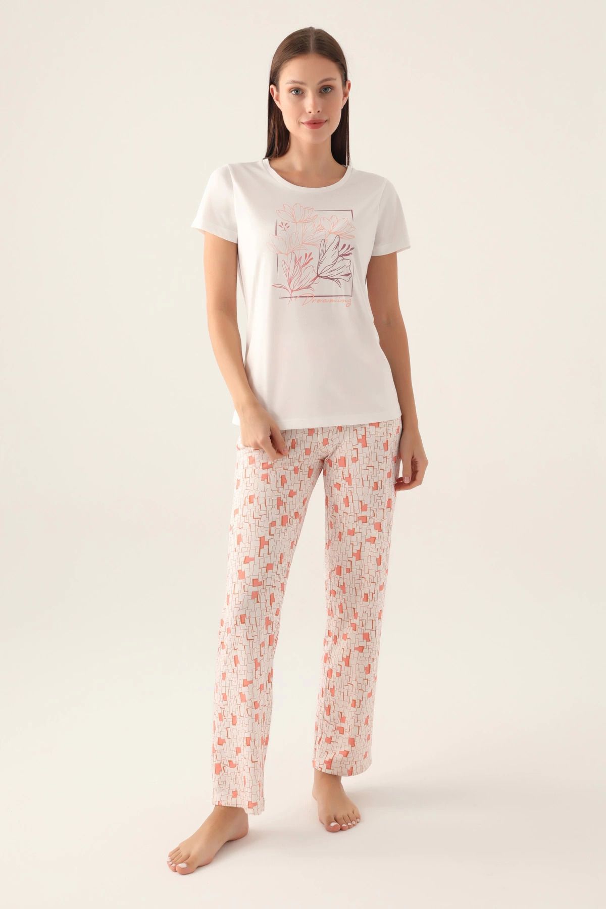 Moda Şahsenem Ar2890-s Kısa Kol Pijama Takım
