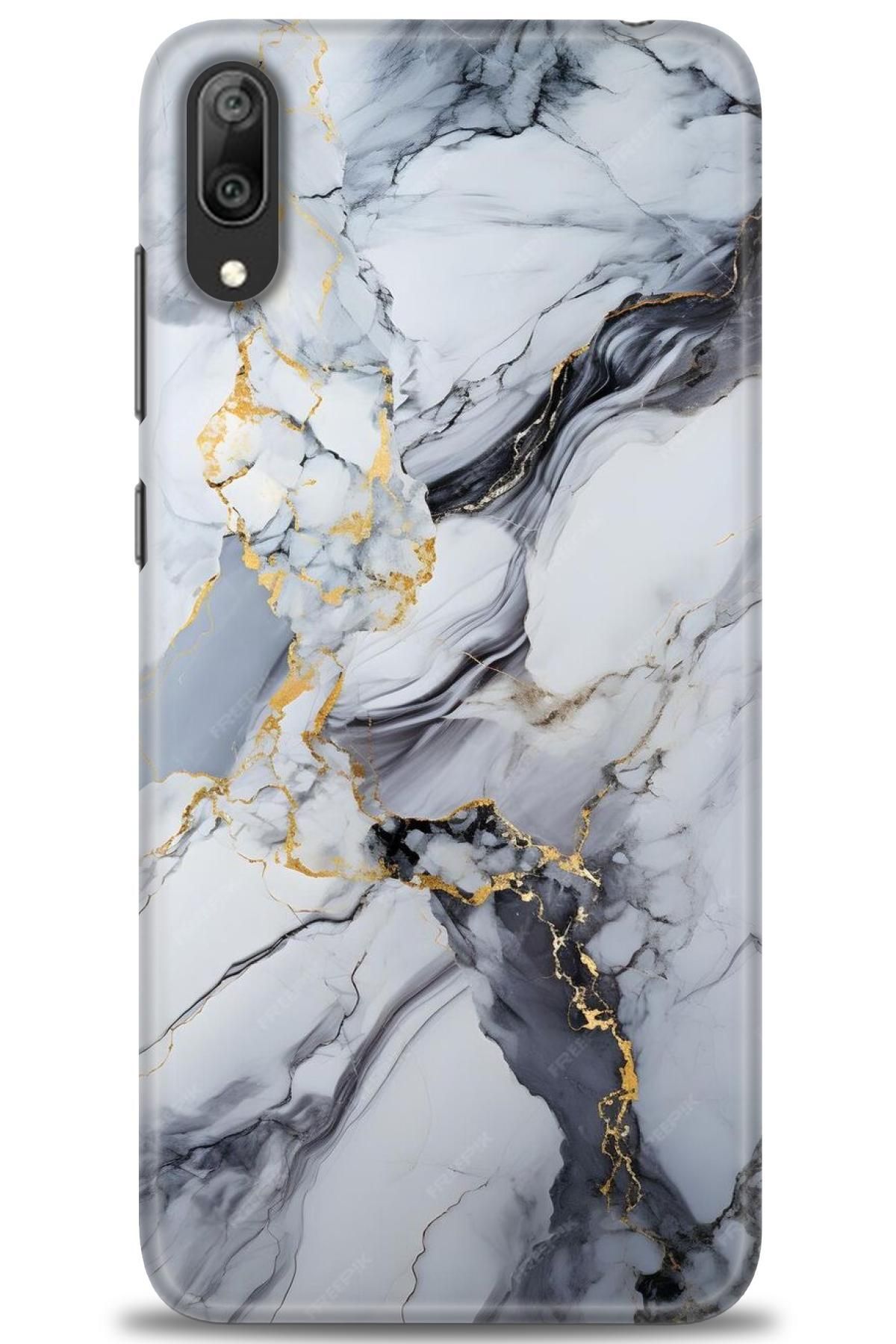 CooperTech Huawei Y7 Prime 2019 İle Uyumlu HD Baskılı Silikon Kılıf - 223