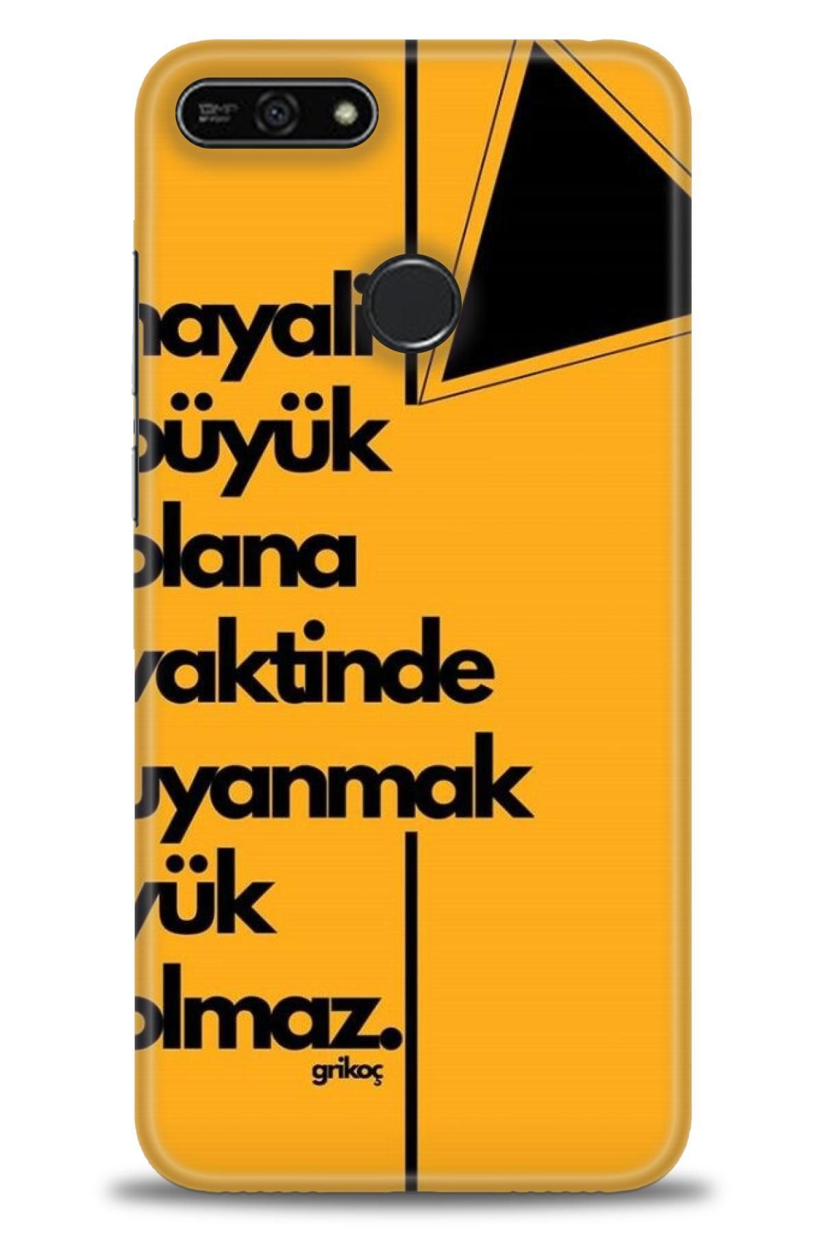 CooperTech Huawei Honor 7A İle Uyumlu HD Baskılı Silikon Kılıf - 474