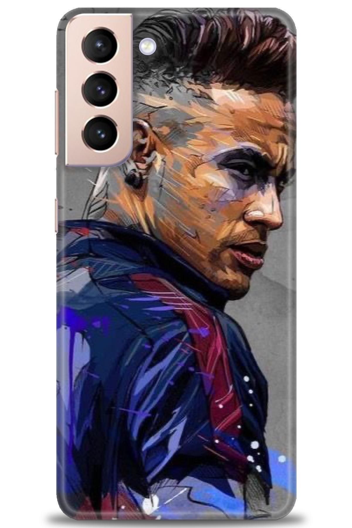CooperTech Samsung Galaxy S21 FE İle Uyumlu HD Baskılı Desenli Silikon Kılıf - 458
