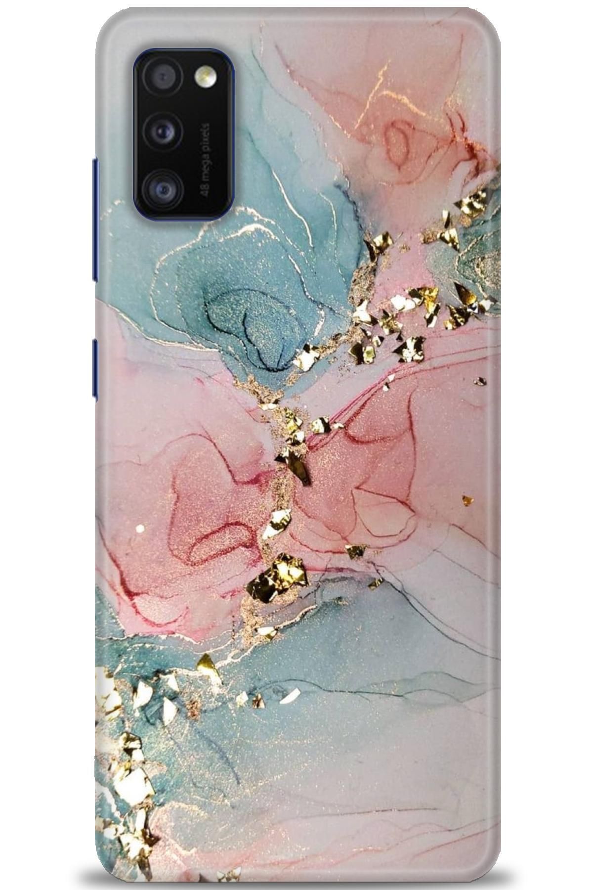CooperTech Samsung Galaxy A41 İle Uyumlu HD Baskılı Desenli Silikon Kılıf - 403