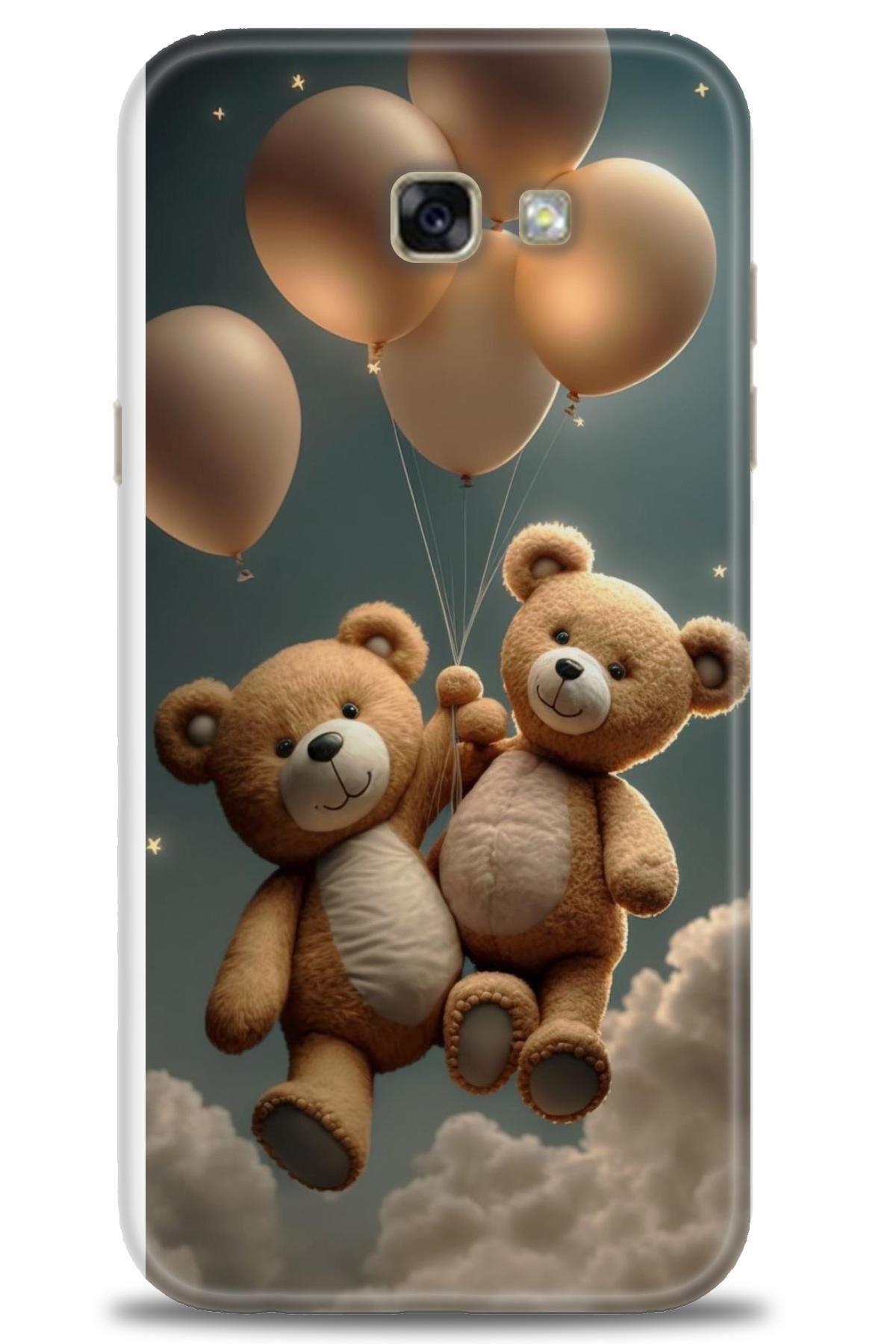 CooperTech Samsung Galaxy A7 2017 İle Uyumlu HD Baskılı Desenli Silikon Kılıf - 610