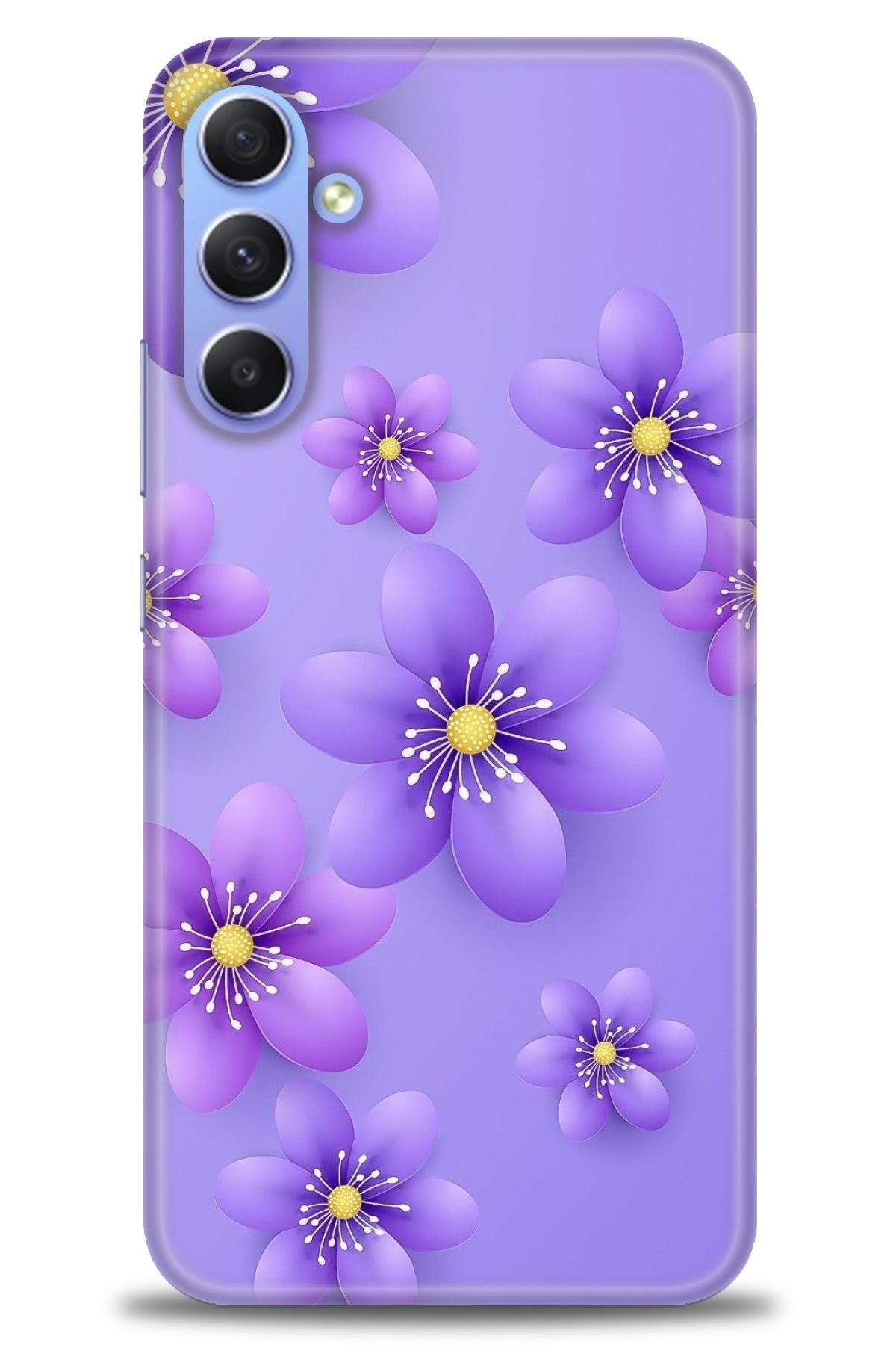 CooperTech Samsung Galaxy A34 İle Uyumlu HD Baskılı Desenli Silikon Kılıf - 26